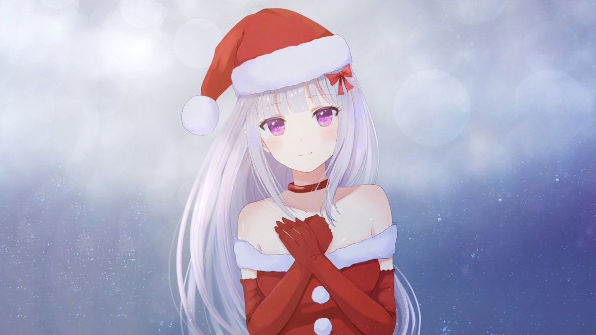 Зимние аватарки аниме