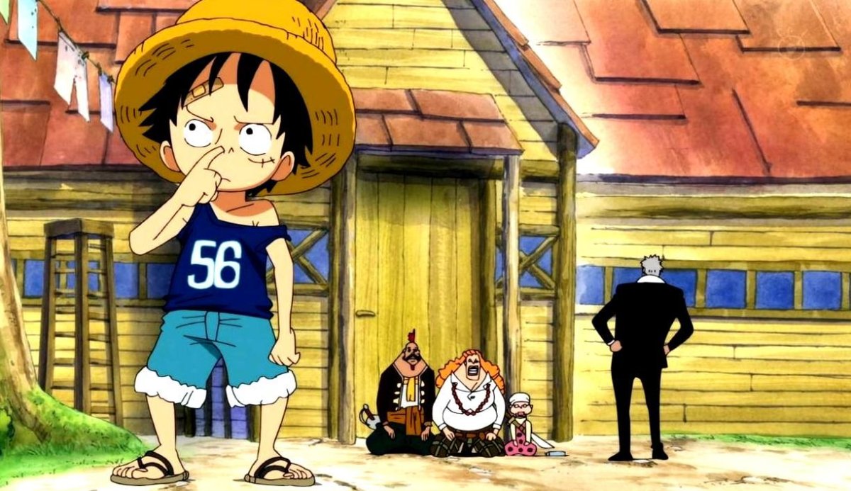 Монки д Луффи лицо