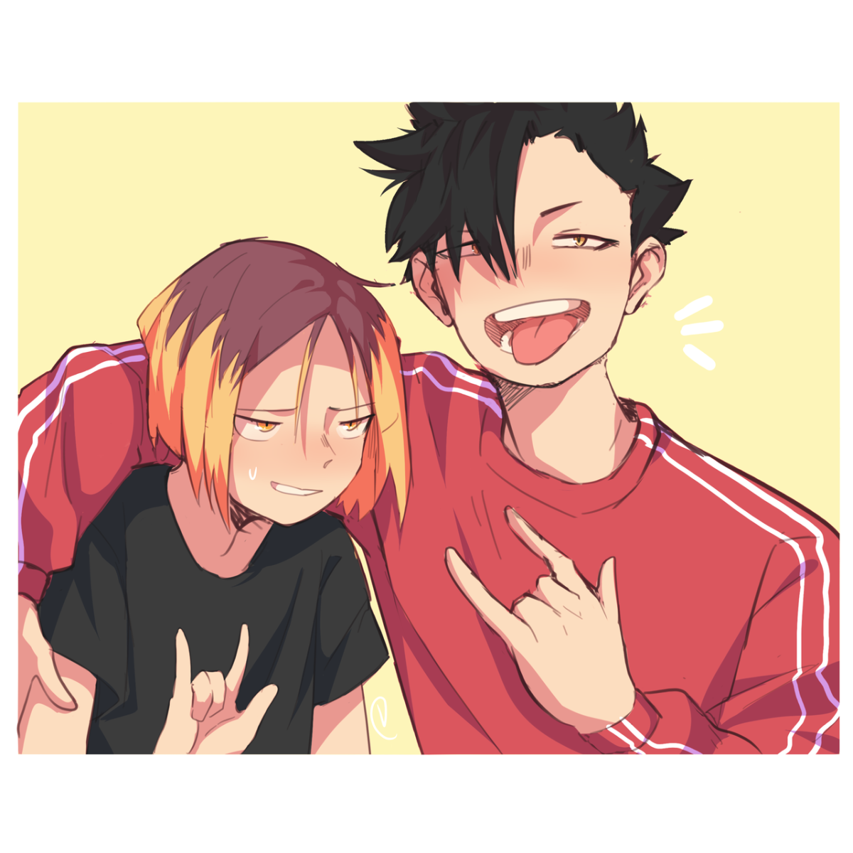 Ойкава и Хината и Кагеяма