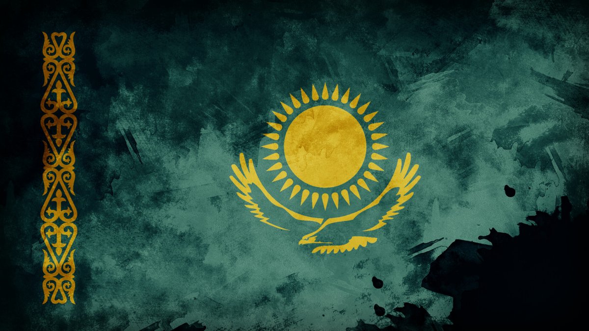 Флаг Казахстана