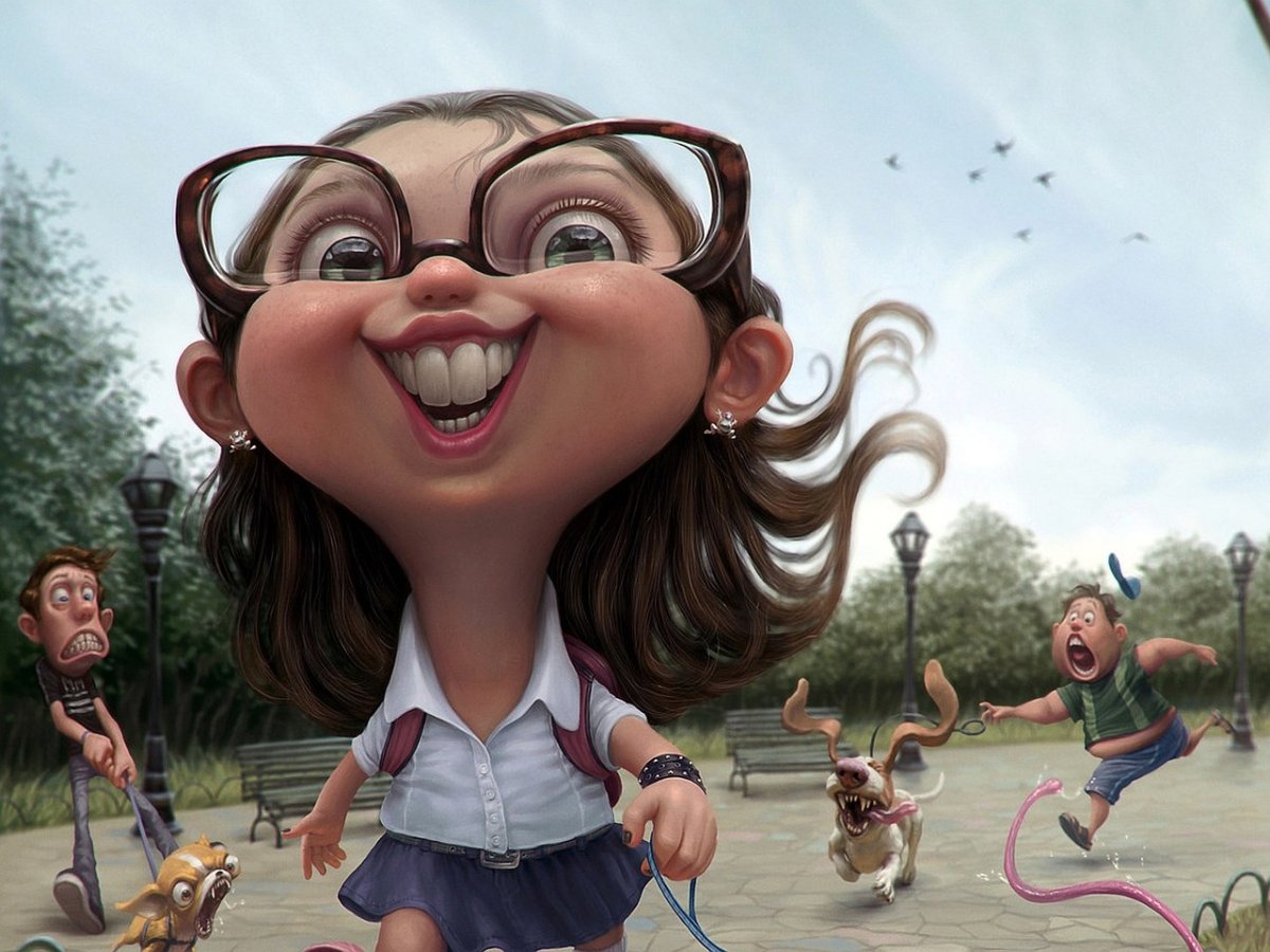 Рожицы на пальцах