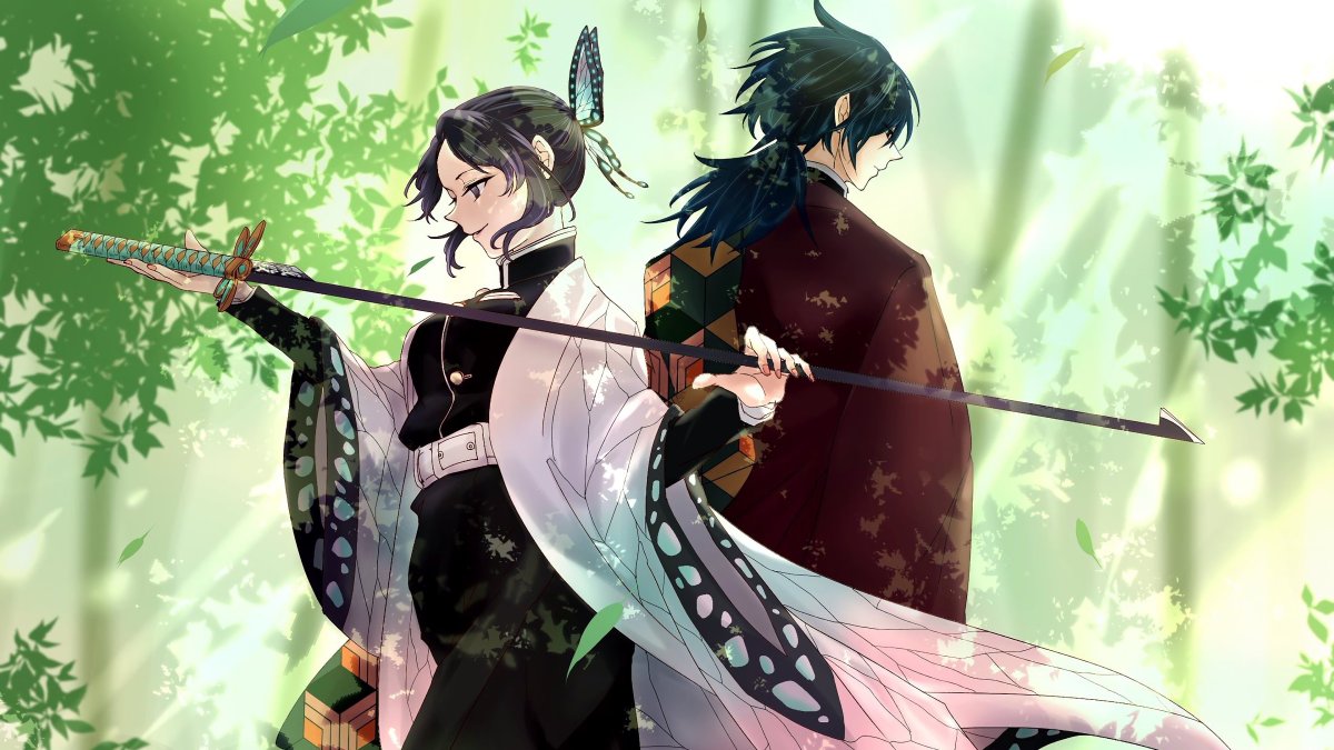 Клинок рассекающий демонов Томиока и Шинобу