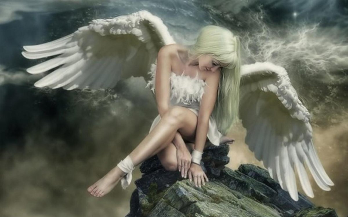 Чёрный ангел мужчина