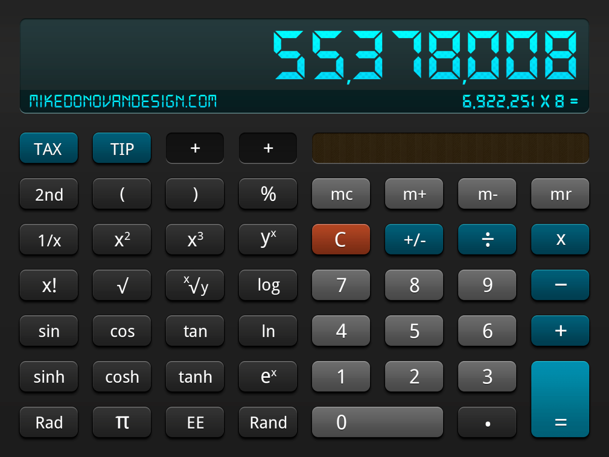Mtc calculator. Калькулятор. Красивый калькулятор. Красивый Интерфейс калькулятора. Дизайнерский калькулятор.