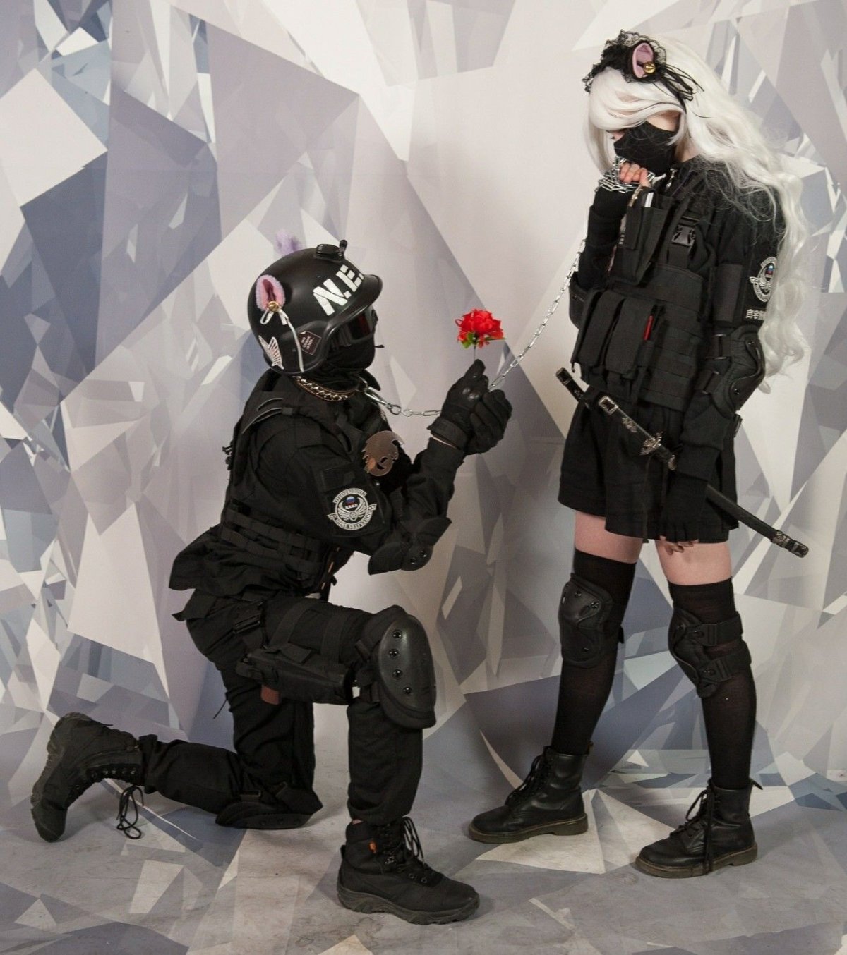 Куны в масках