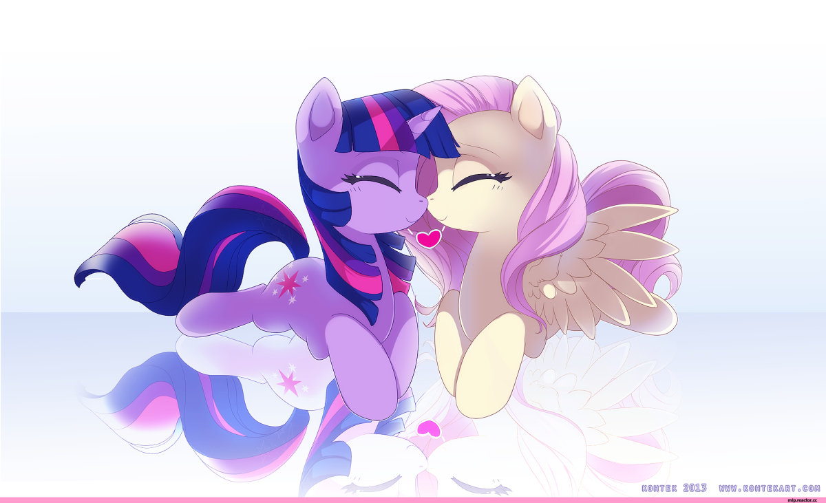 My little Pony Искорка и Флаттершай