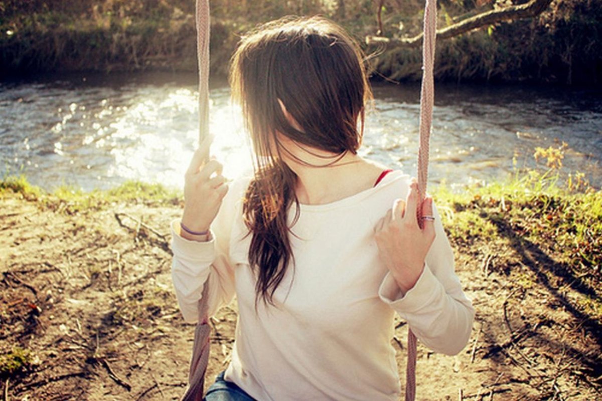 Девушка со спины