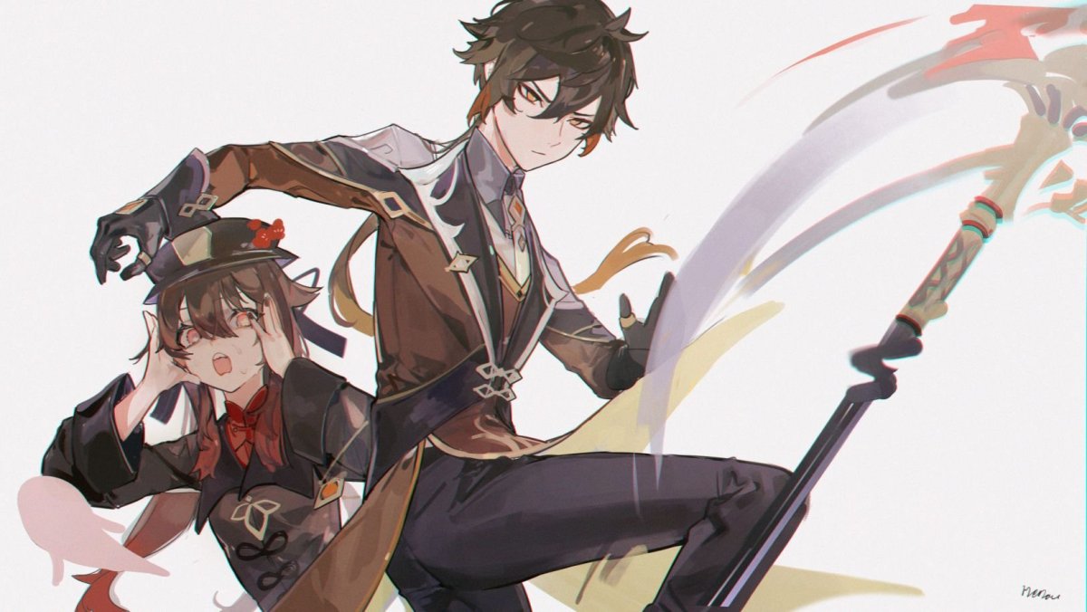 Ху Тао и Чжун ли Геншин