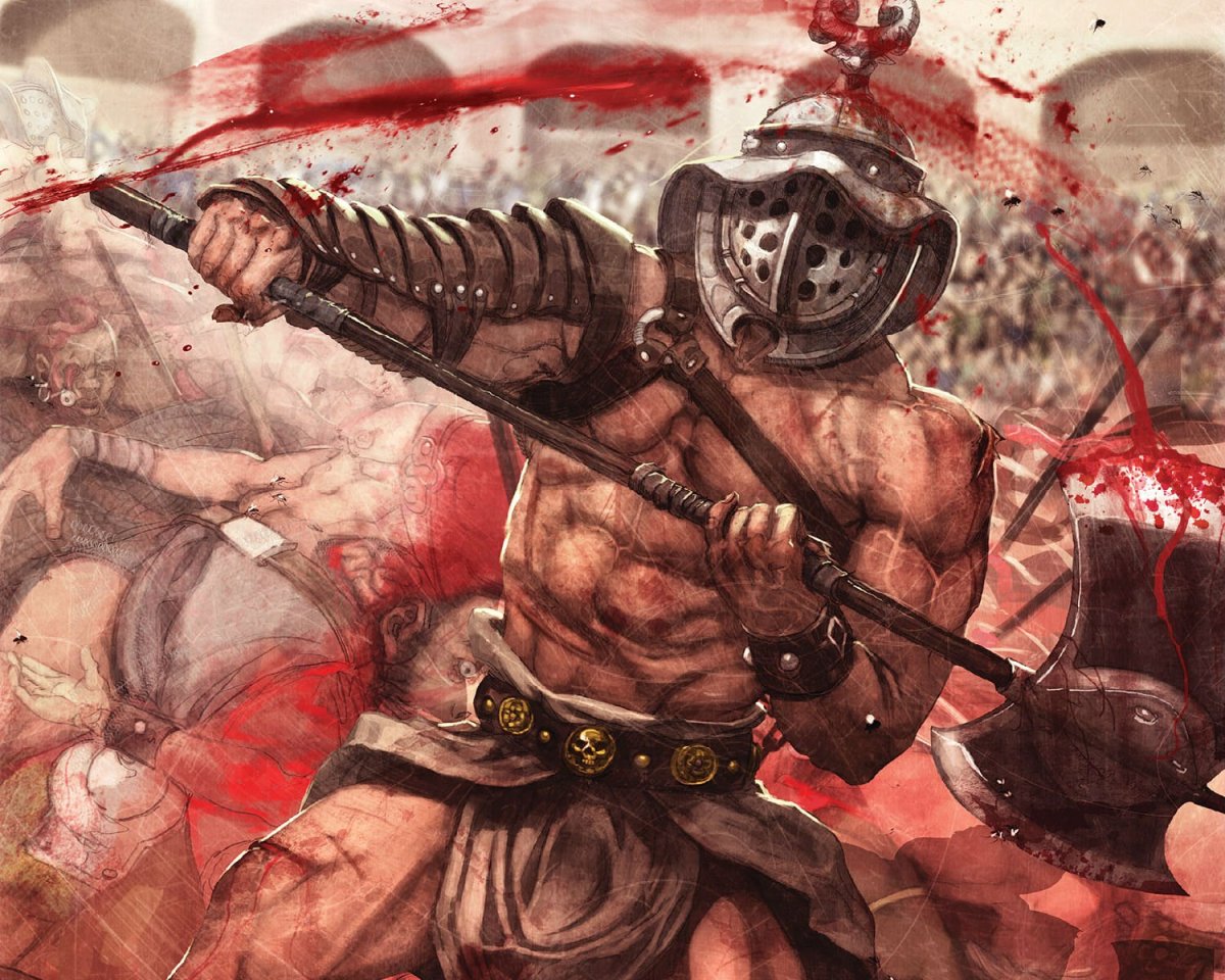 Римский воин Гладиатор