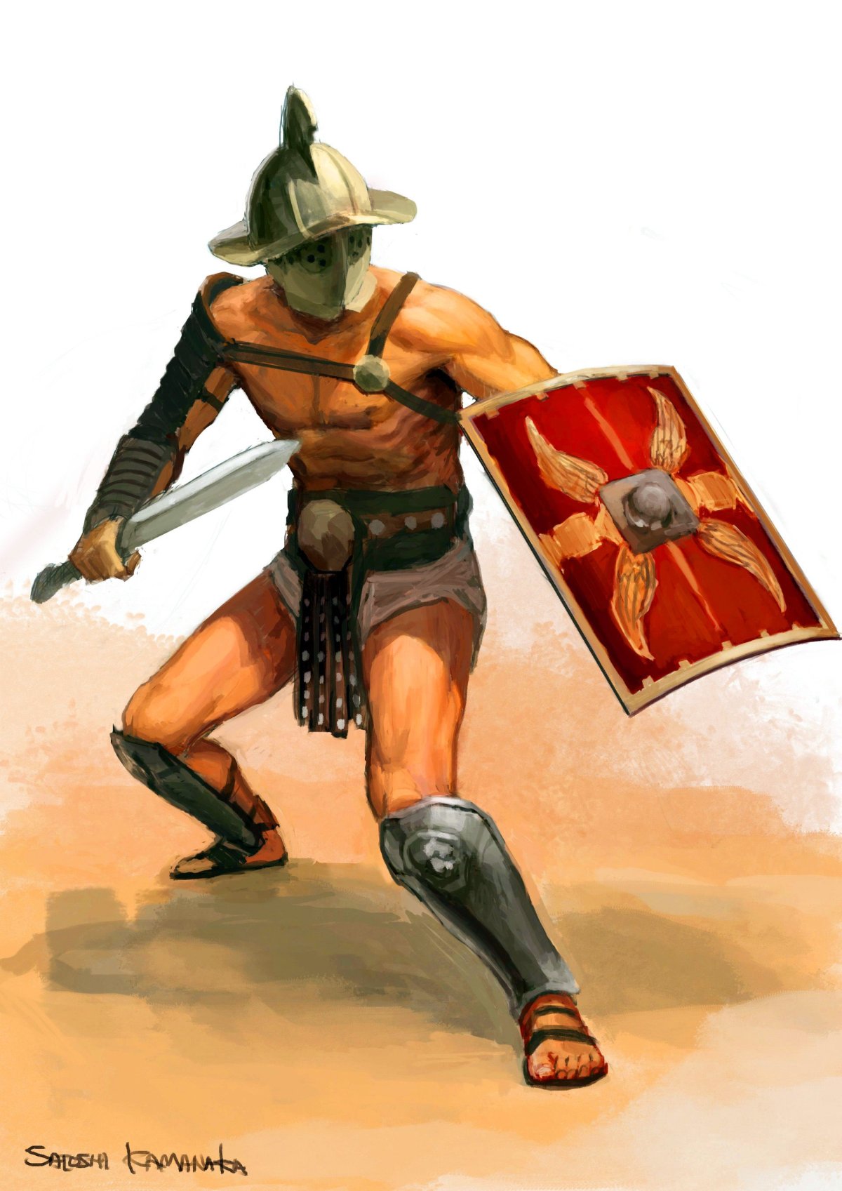 Гладиаторы броня Фракиец