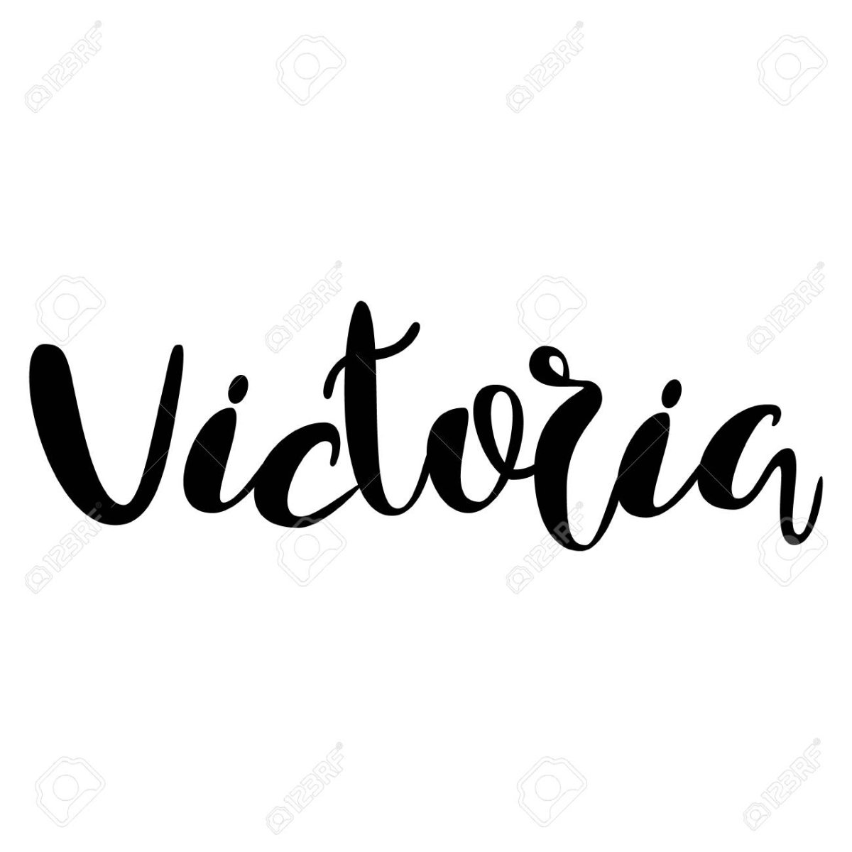 Логотип имени Вика