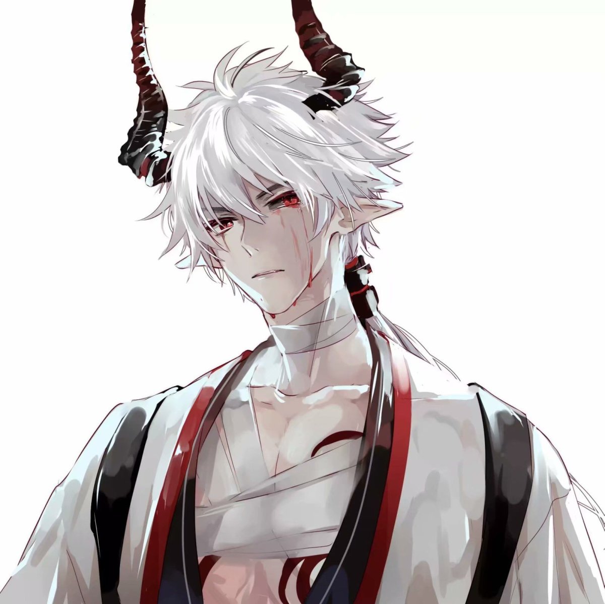 Аниме парень в маске