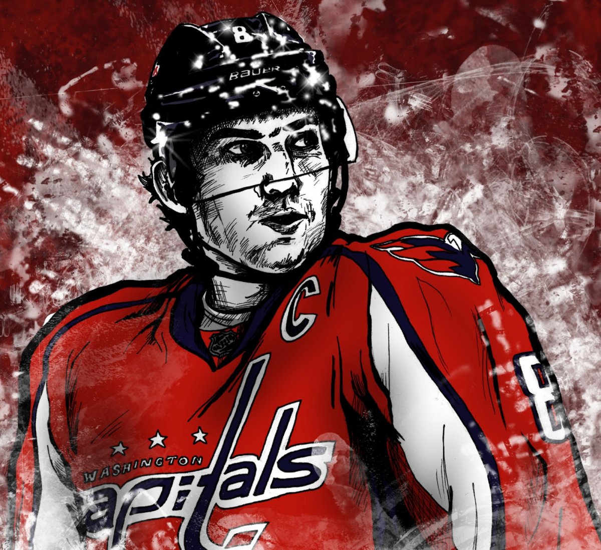 Обои хк Вашингтон Кэпиталз Александр Овечкин