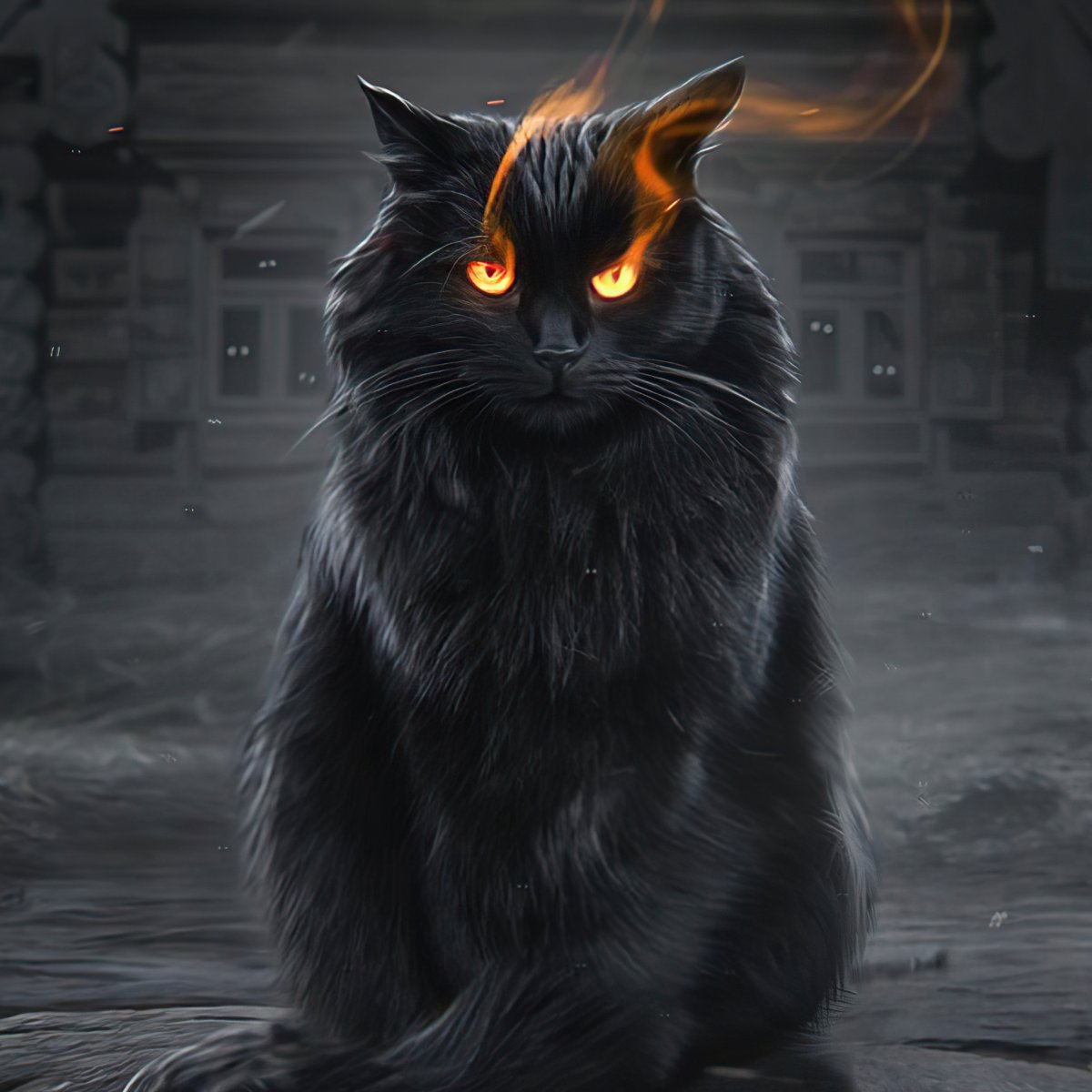 Кот Бегемот мастер и Маргарита арт