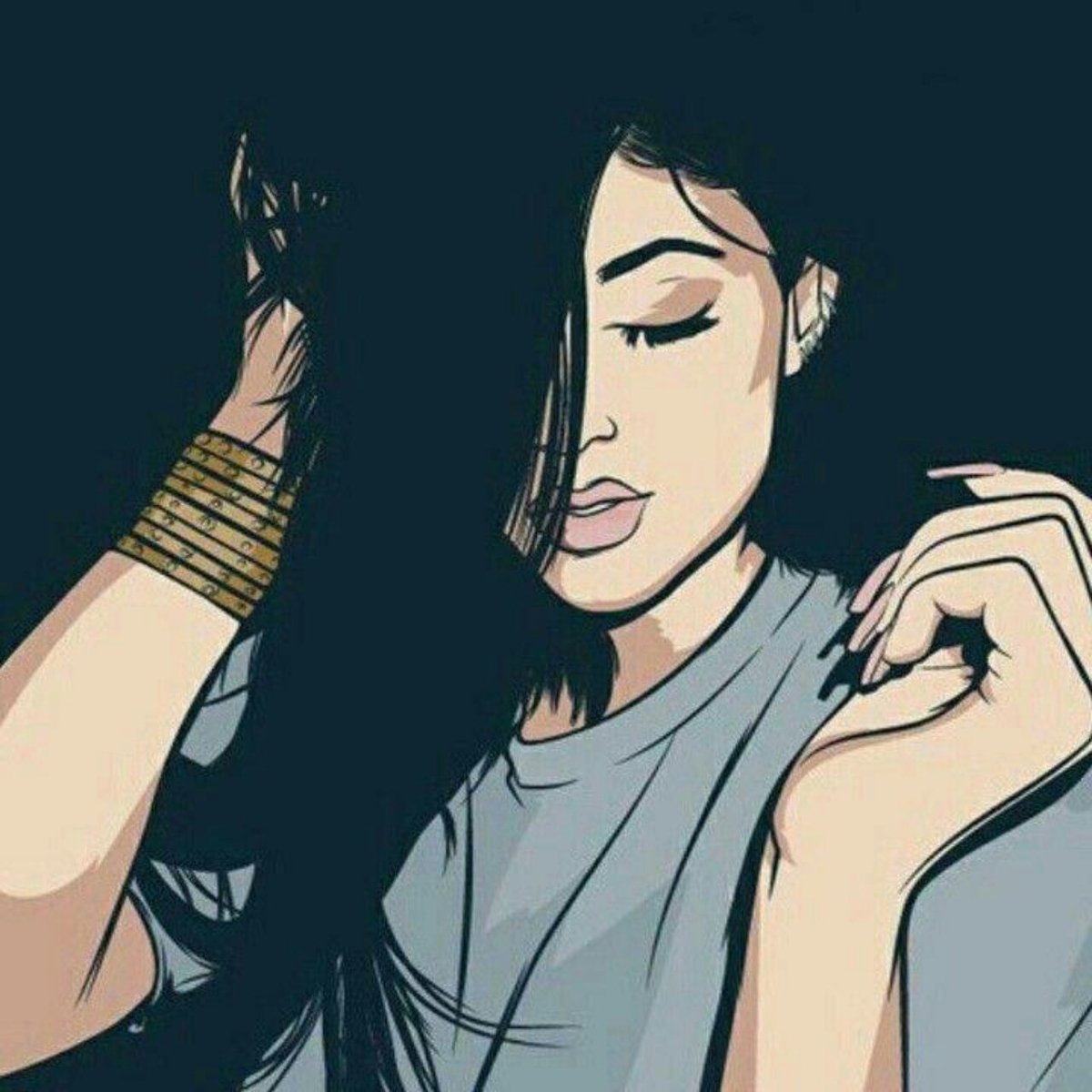 Кайли Дженнер арт