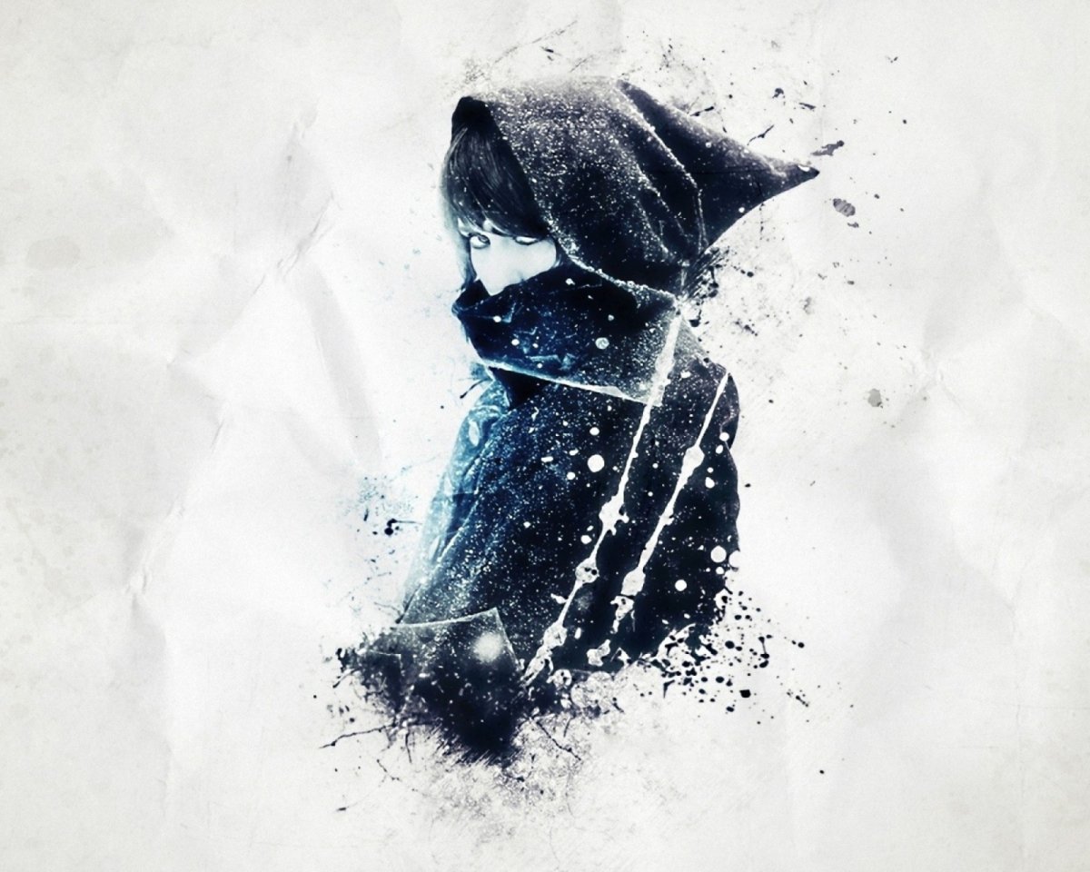 Минимализм арт человек