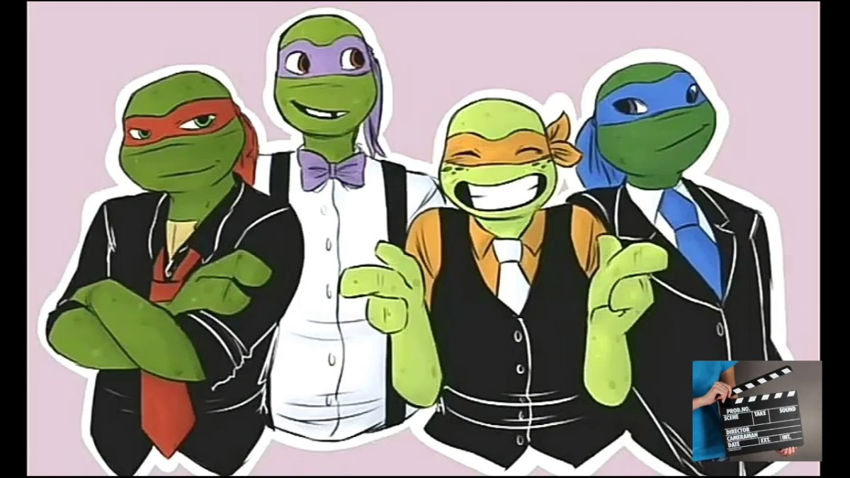 Черепашки ниндзя четыре пацана