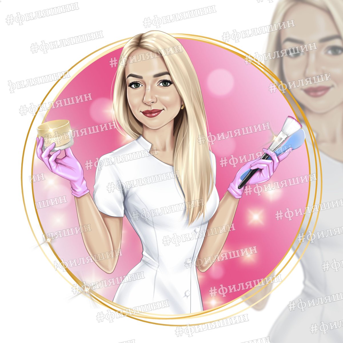 Девушка в шляпе и очках на море