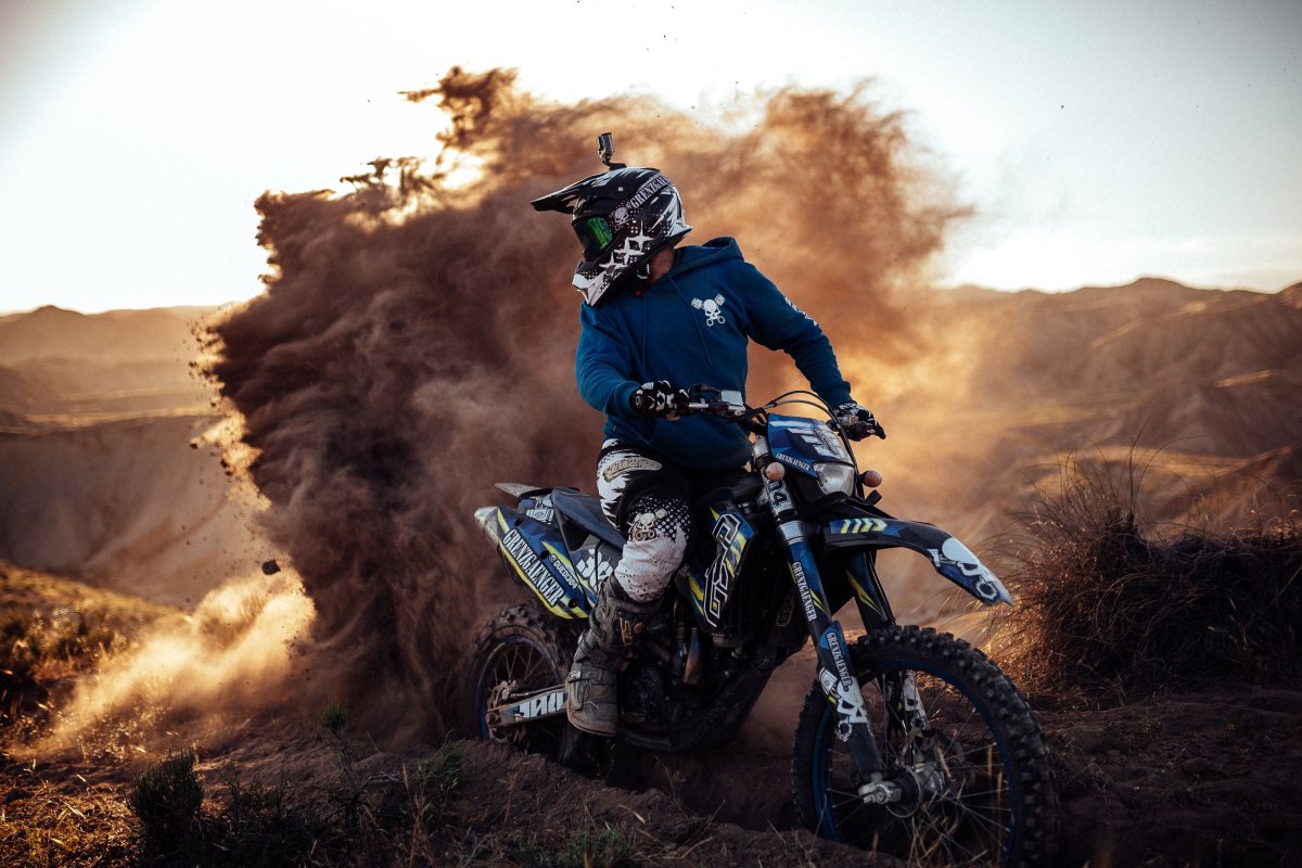 Питбайк неоновый