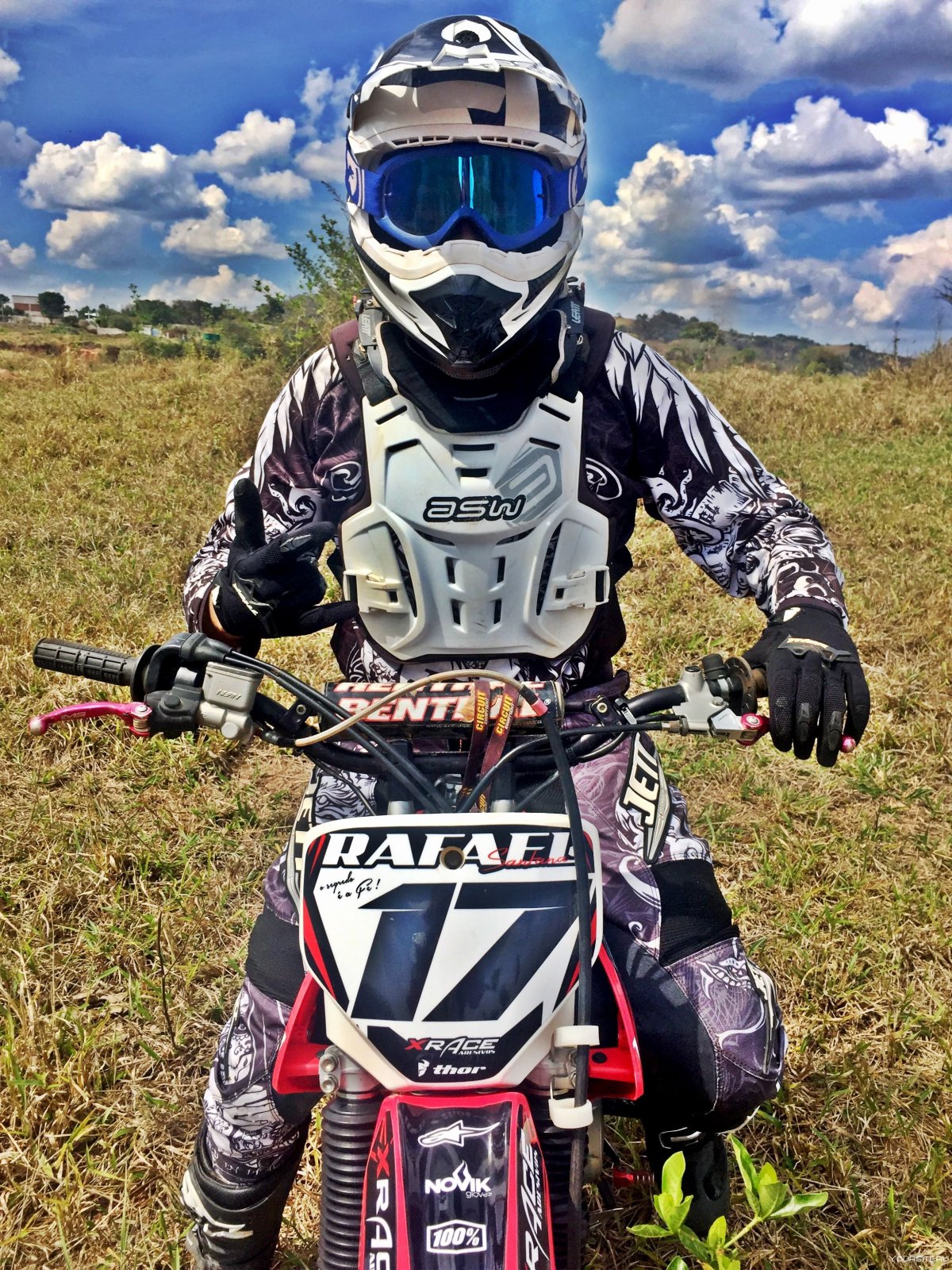 Супермото мотард стант