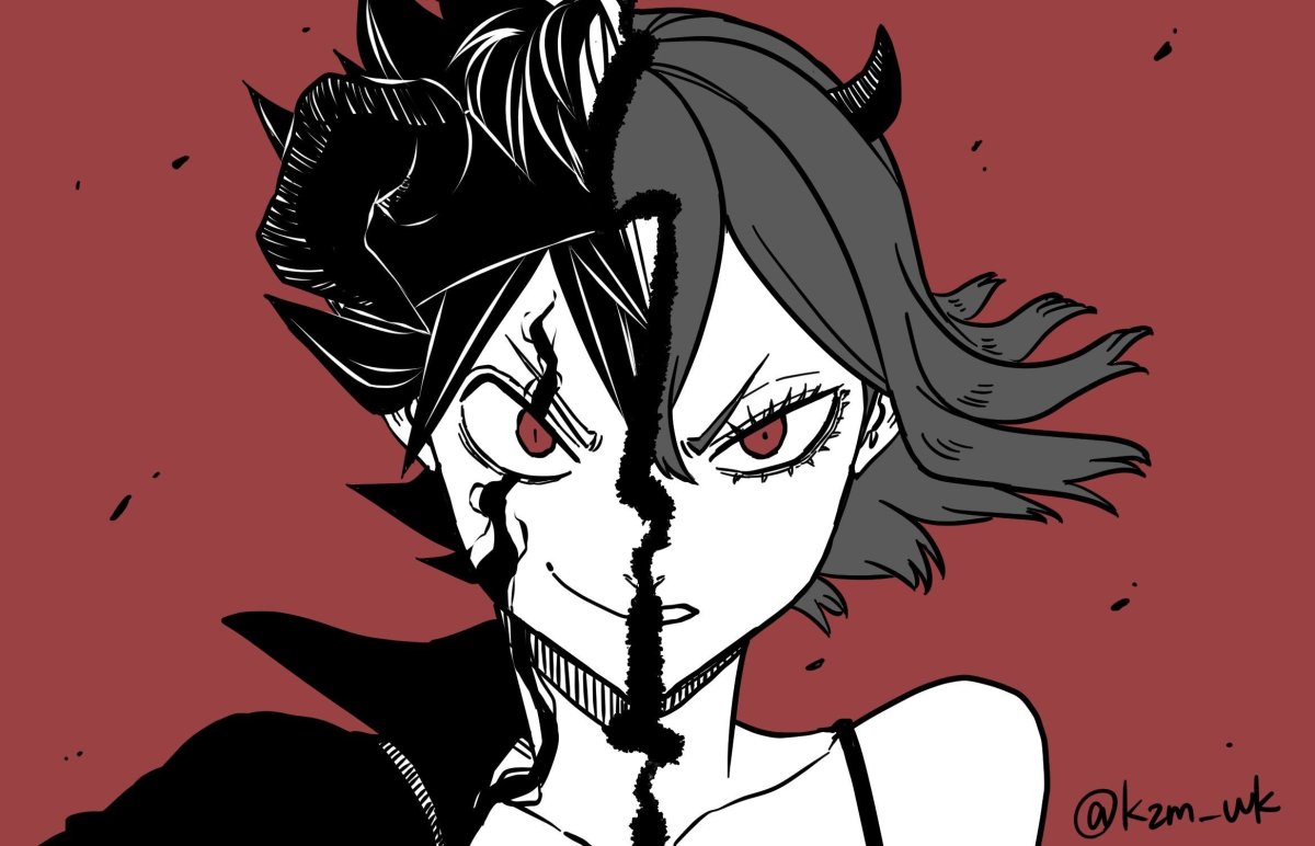 Чёрный Клевер Аста и Неро