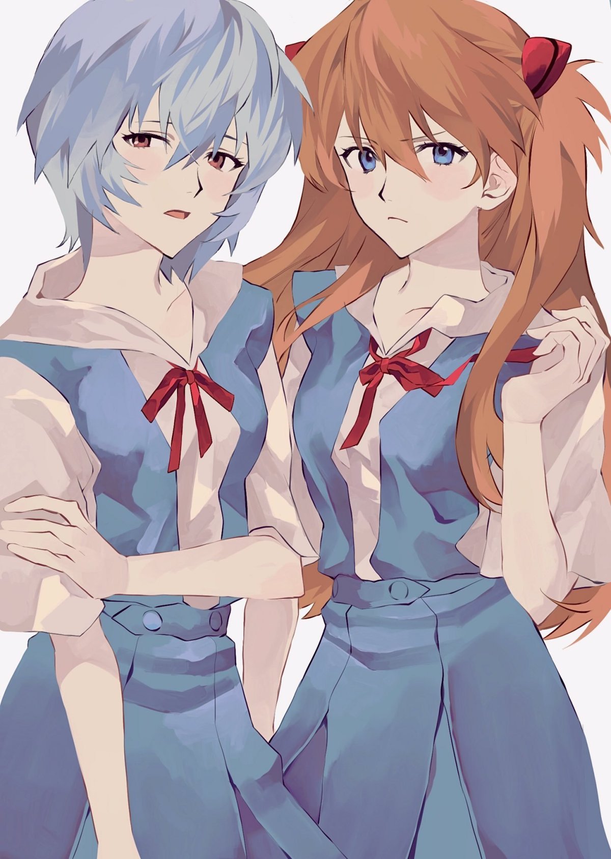 Евангелион Аска и Рей