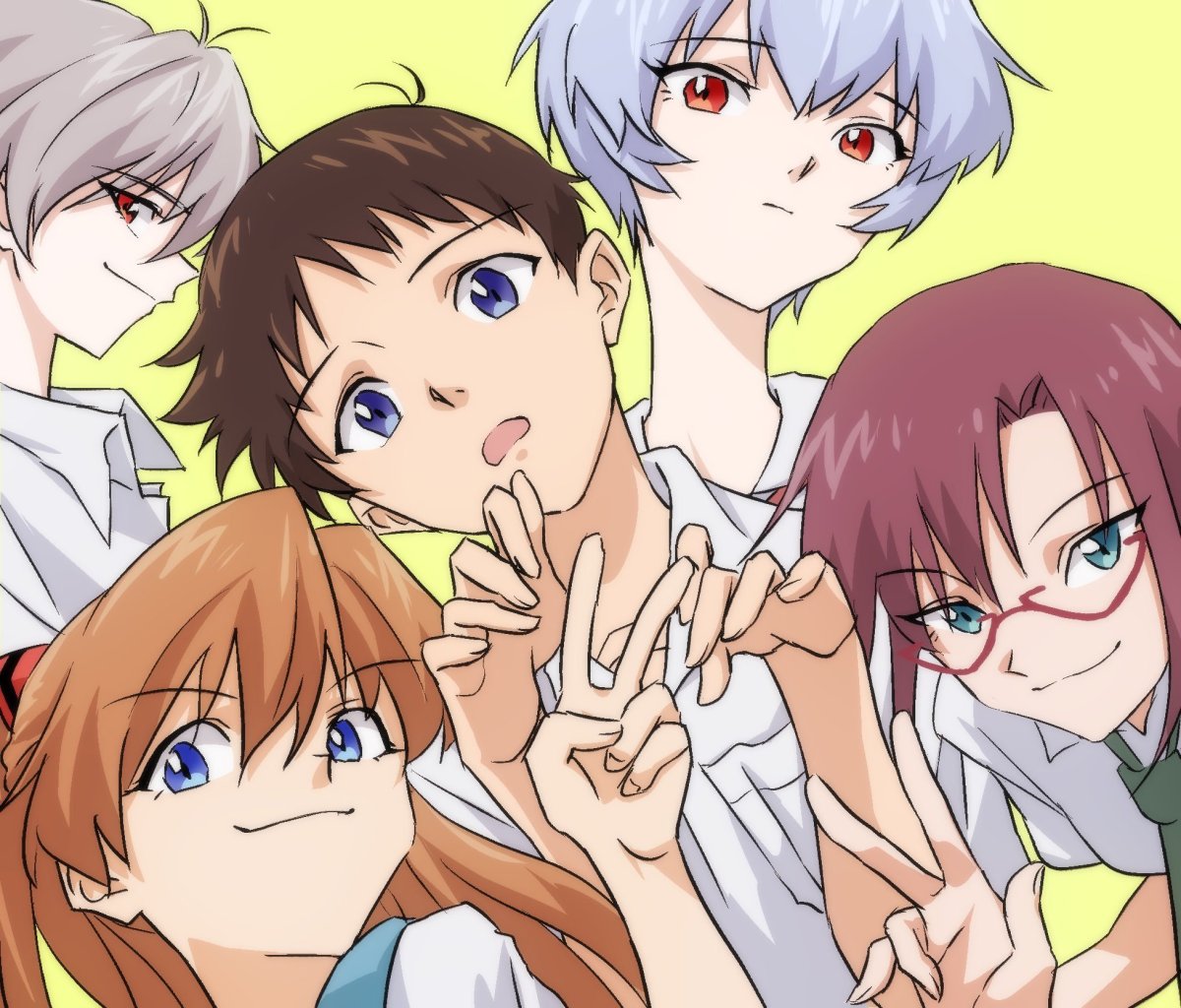 Аска Рей Синдзи Каору