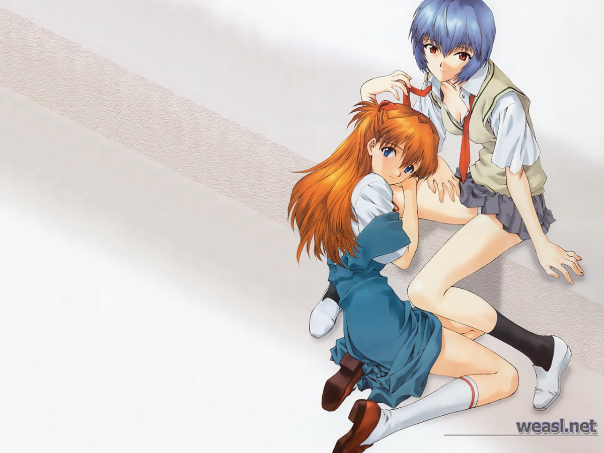 Аска и Рей обои