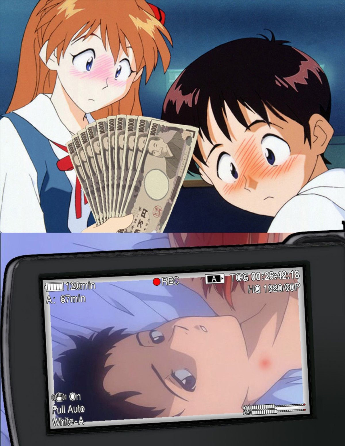 Евангелион конец Синдзи и Аска