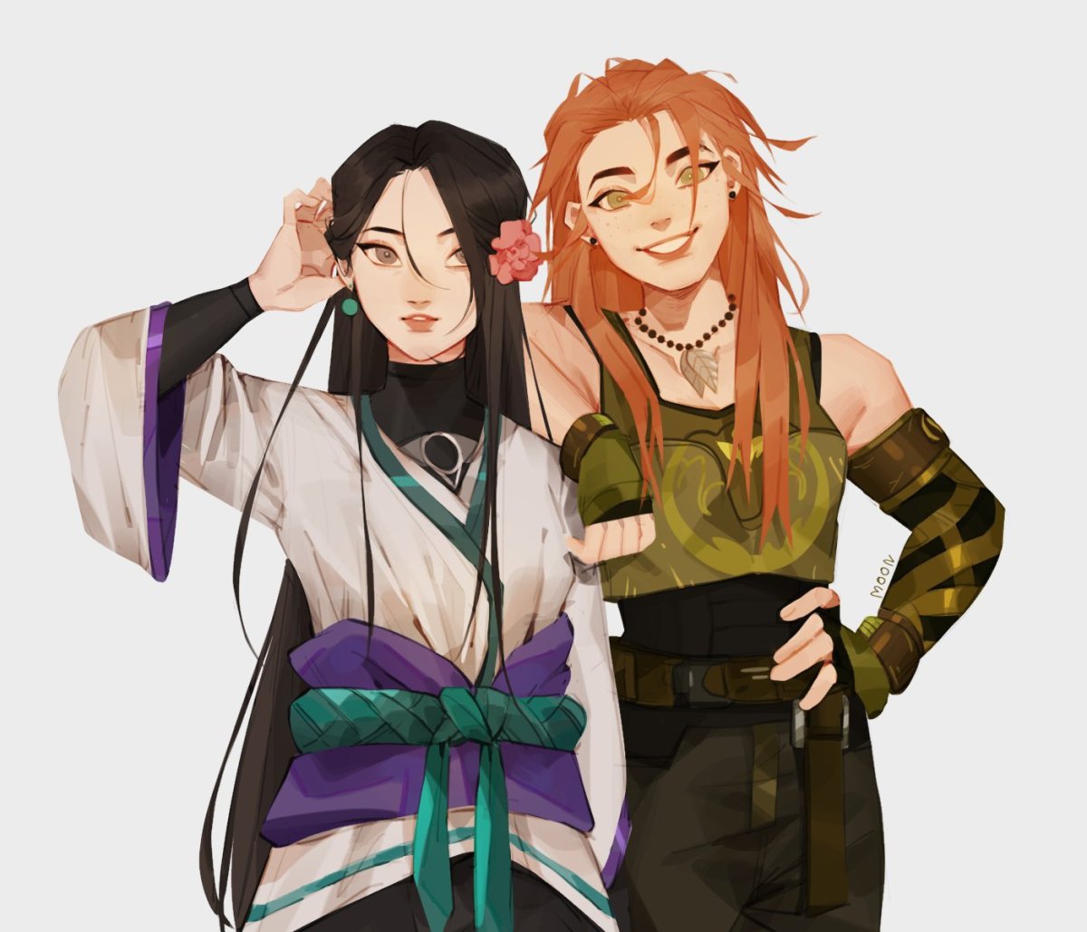 Valorant Viper and Sage фемслэш