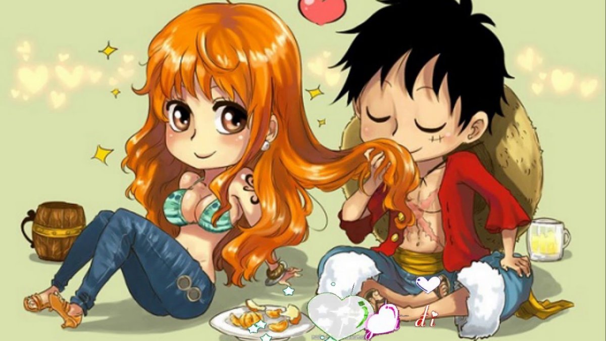 Нами, Усопп, Луффи, Санджи