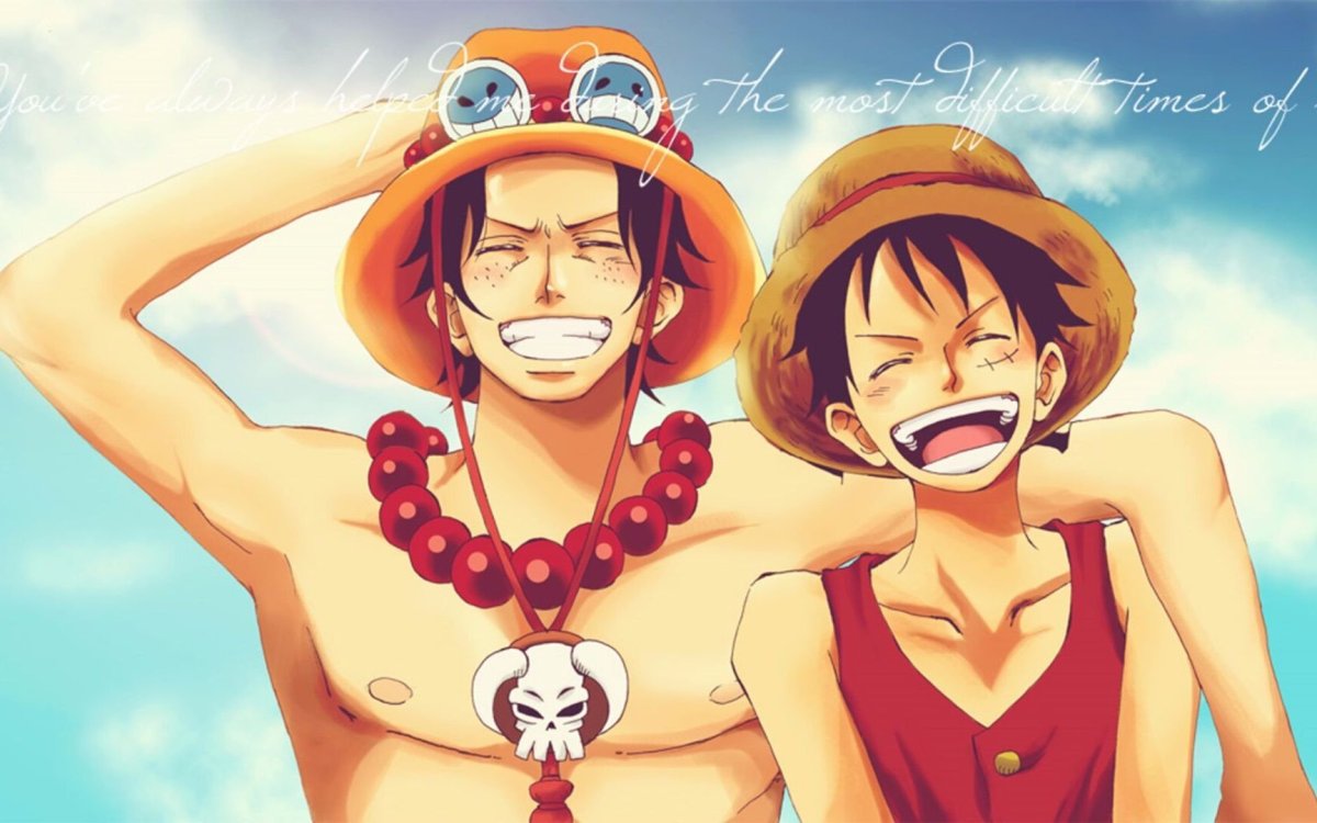 Эйс Портгас и Луффи