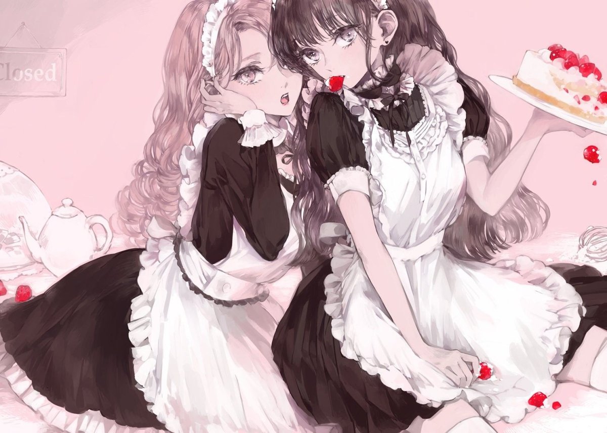 Аниме горничная Юри