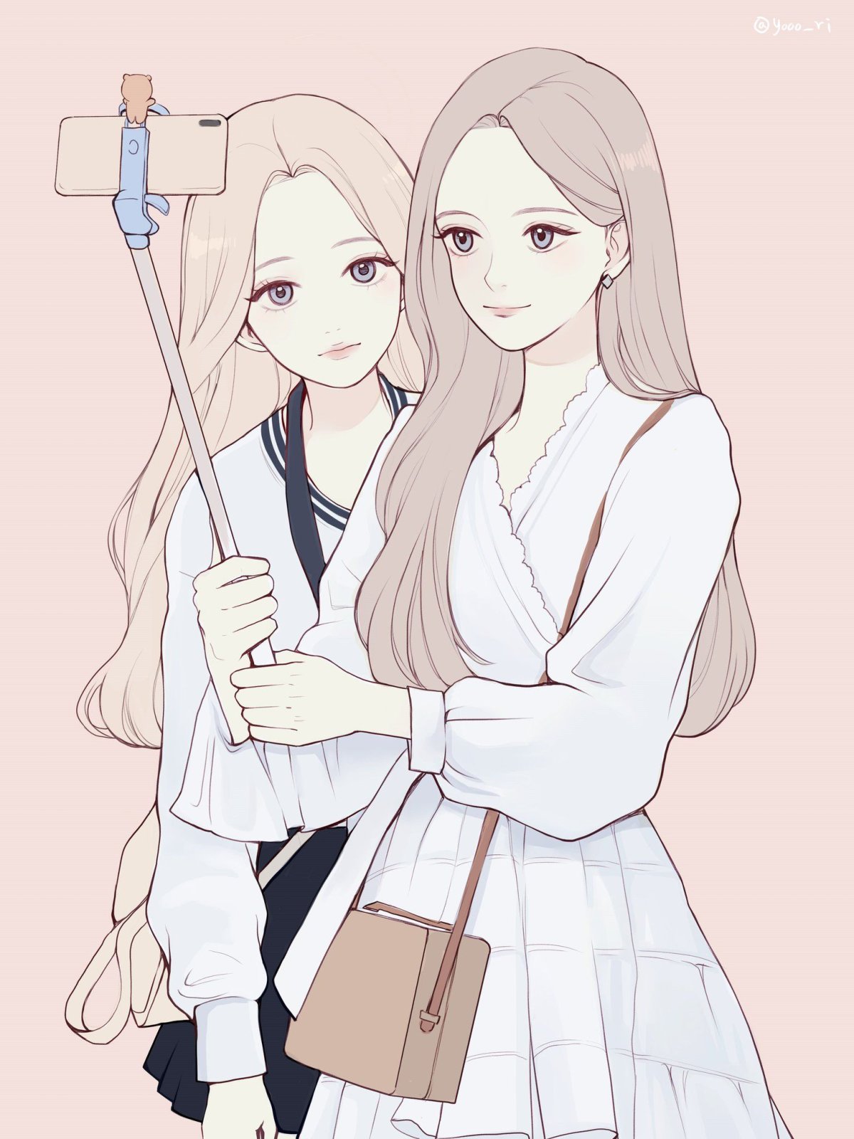 Две подруги арт