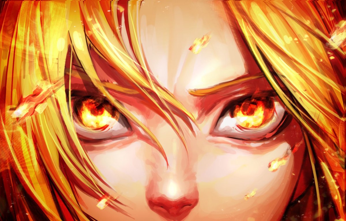 Аниме с оранжевыми волосами