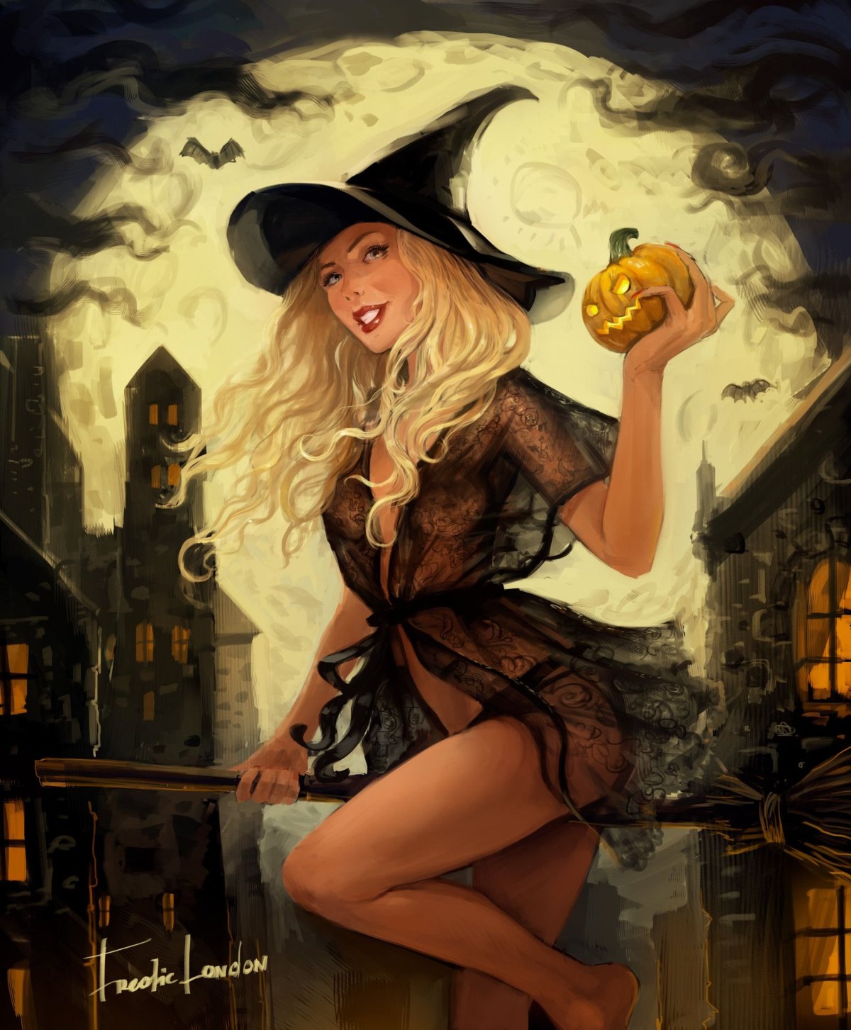 Готические девушки со спины