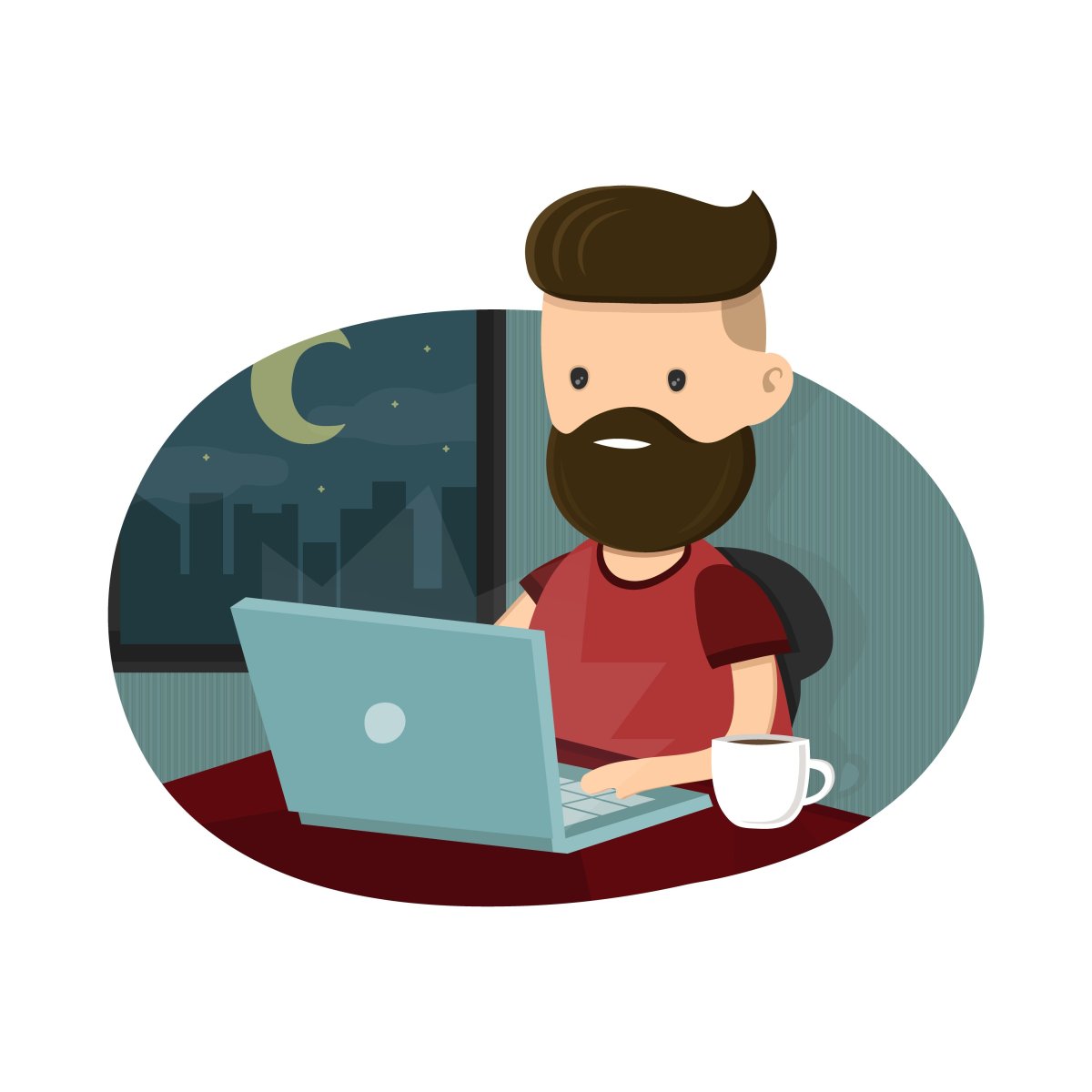 Программист мультяшный