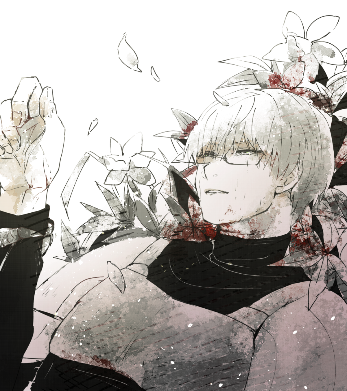 Аримо Кишо чёрно белое