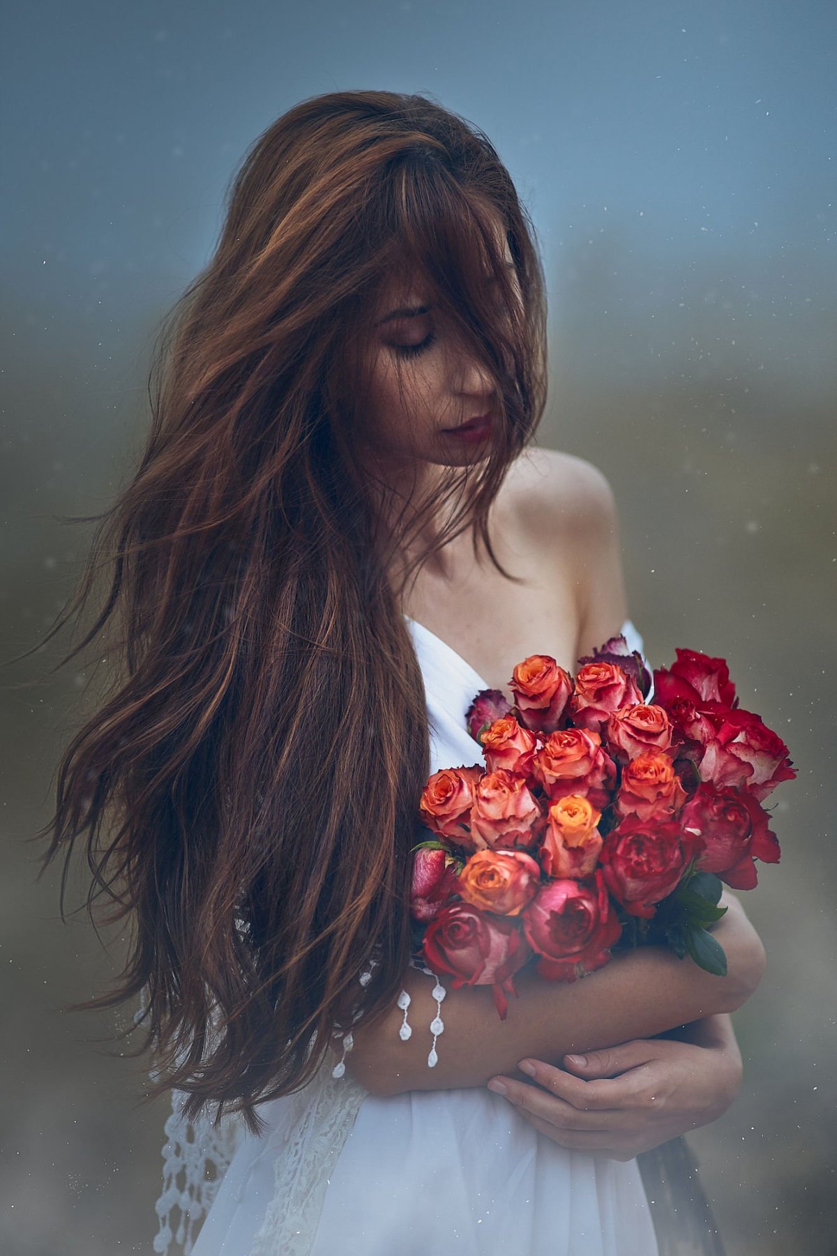 Русская девушка со спины