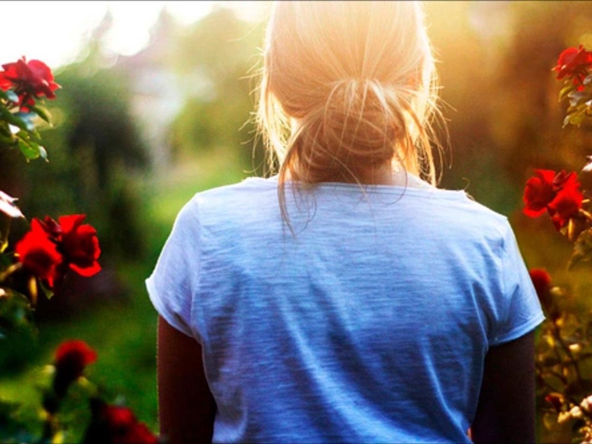 Мусульманка с розами