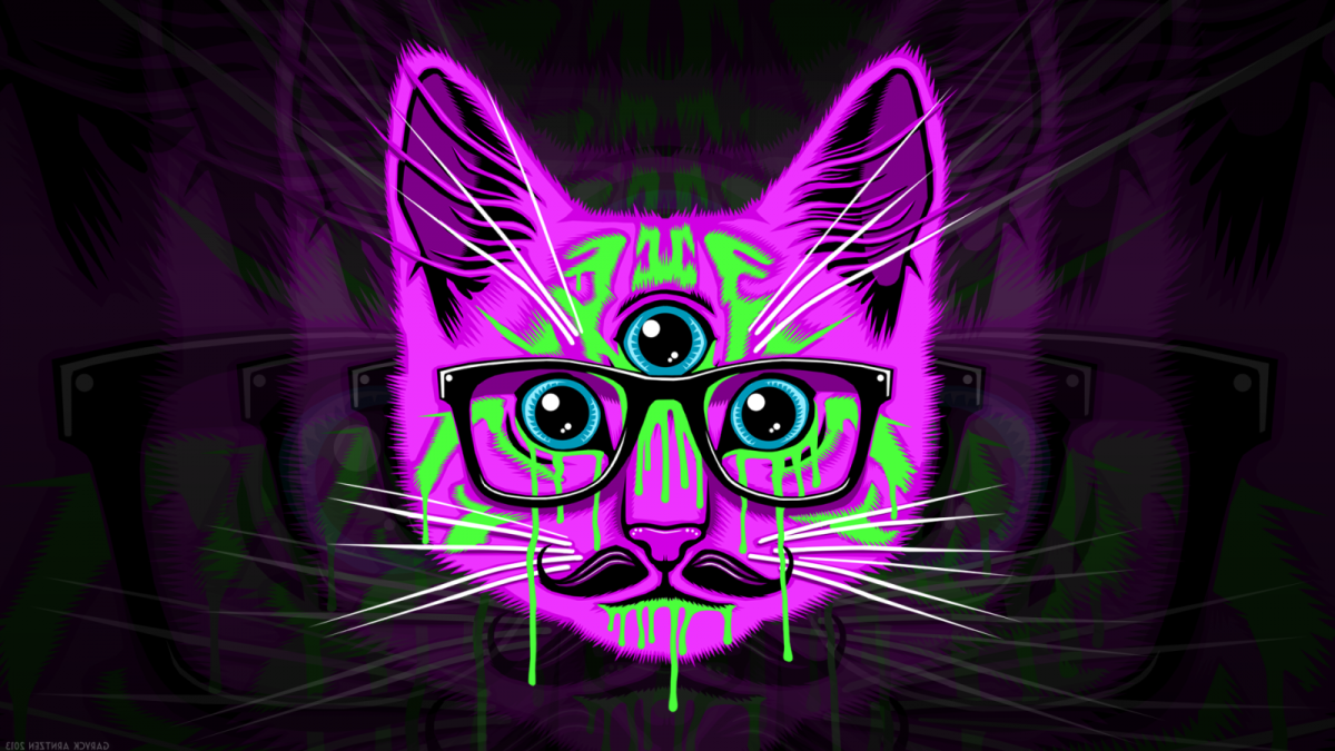 Силуэт на черном фоне