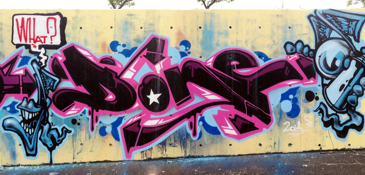 Уличное искусство граффити
