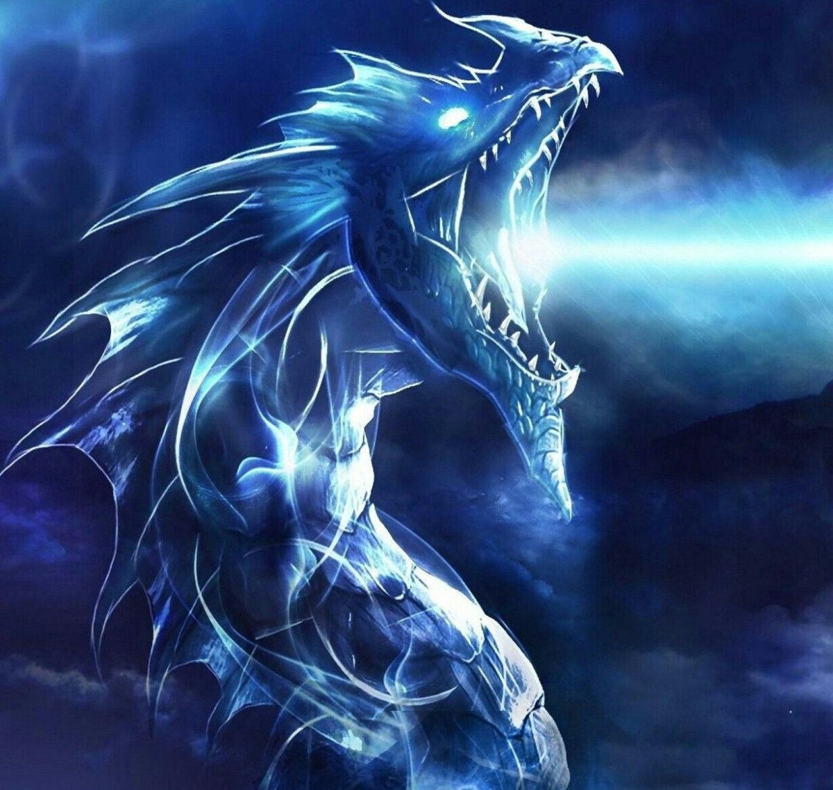 Ледяной дракон виверна