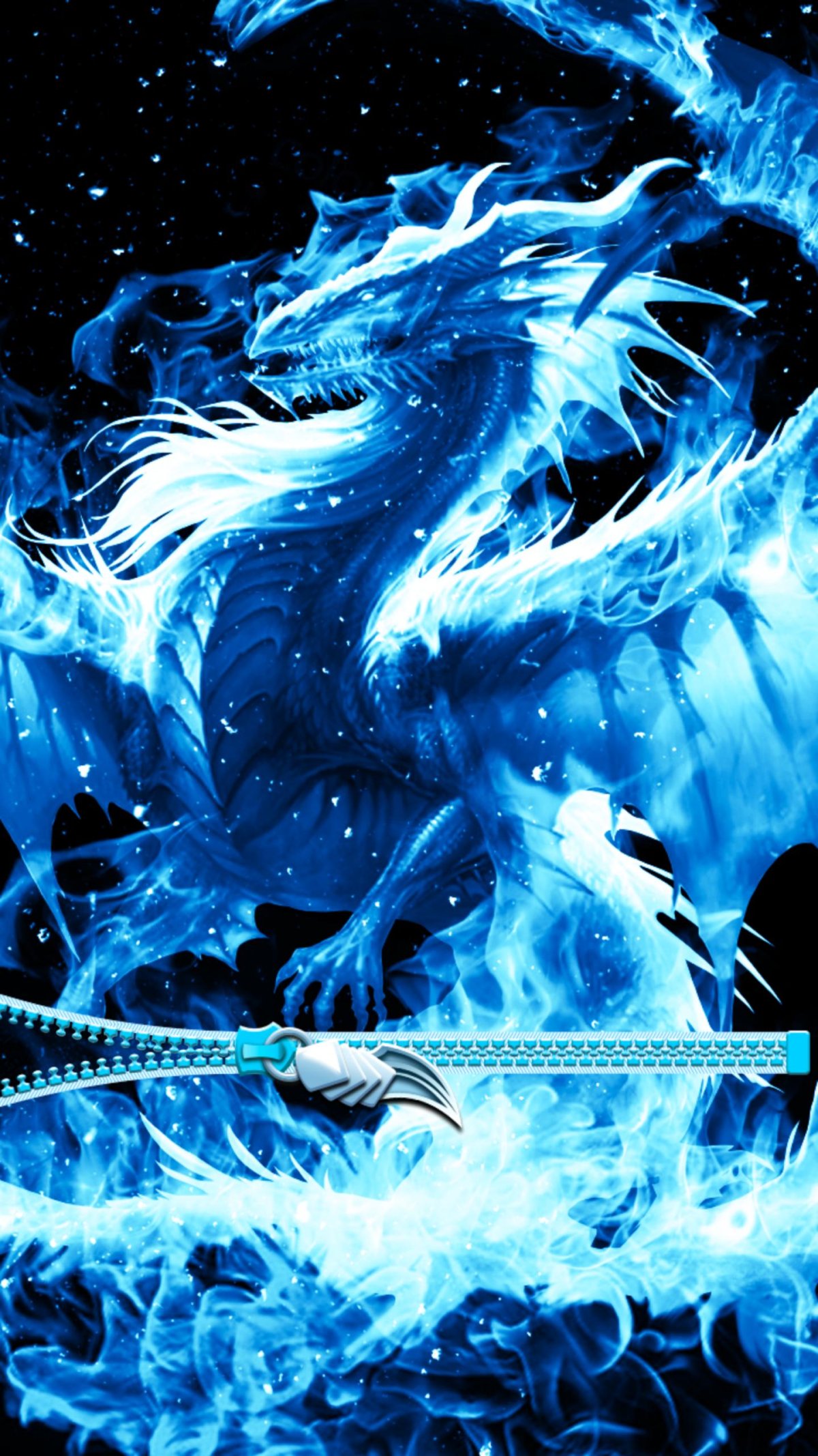 Ледяной дракон на аватарку