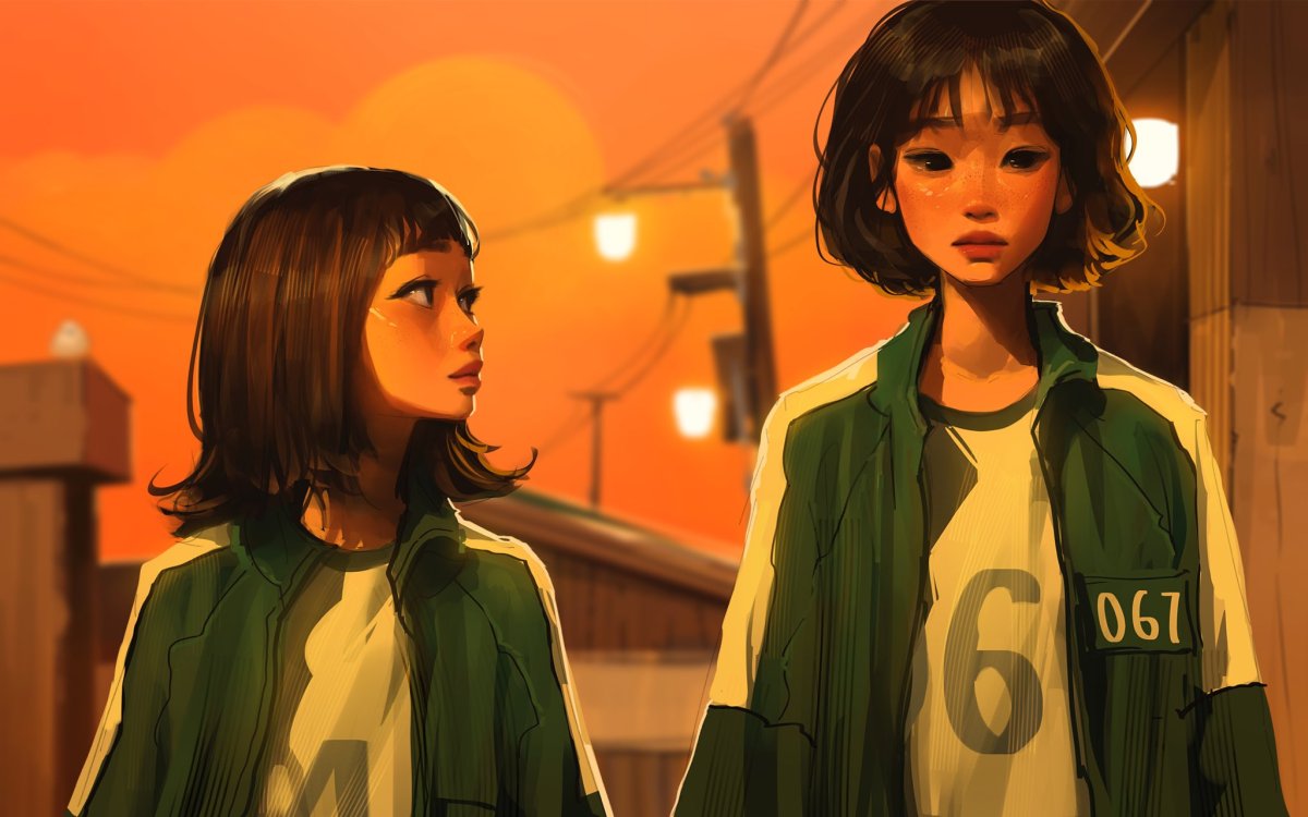 Аниме группа девушек