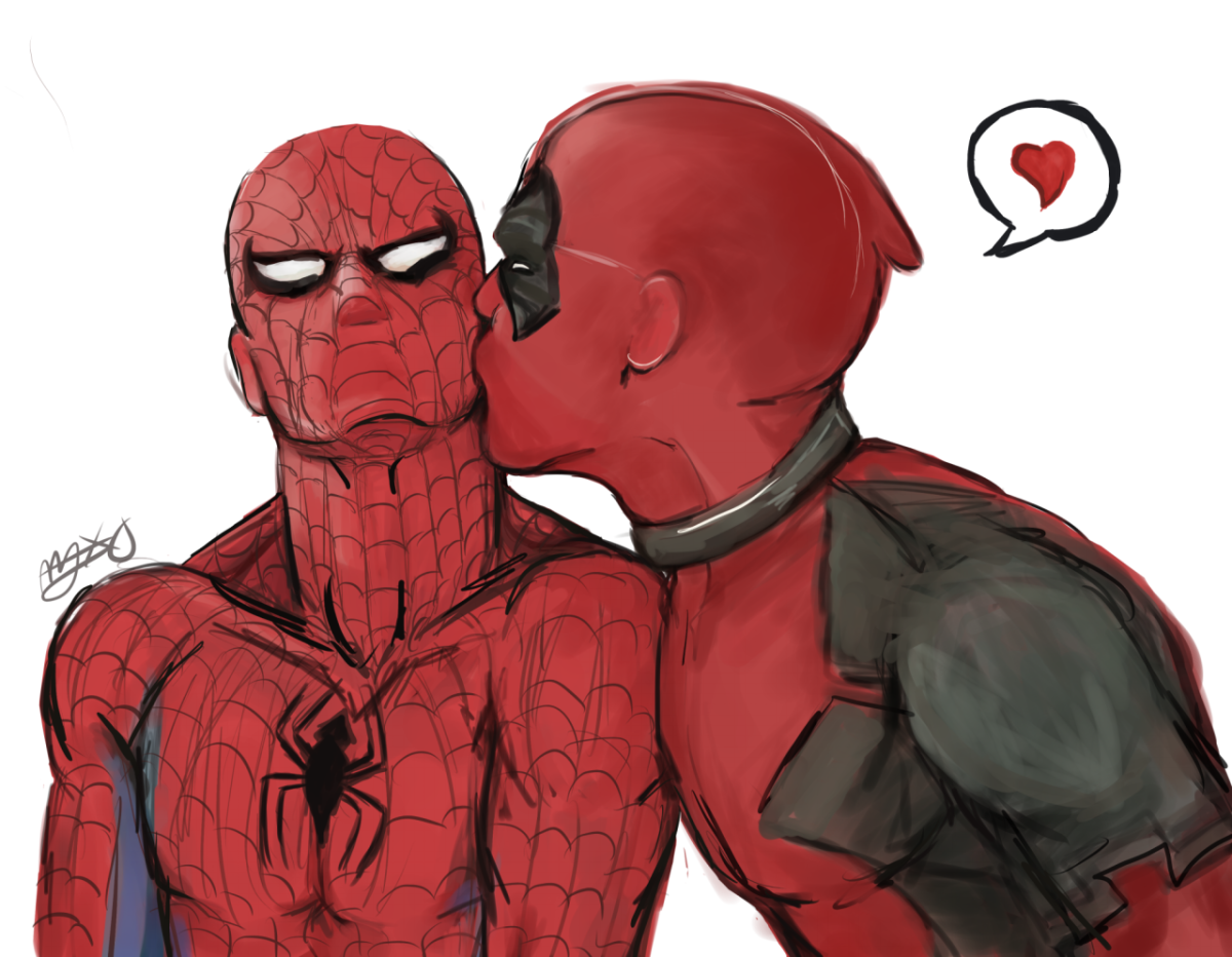 Питер Паркер и Дэдпул любовь