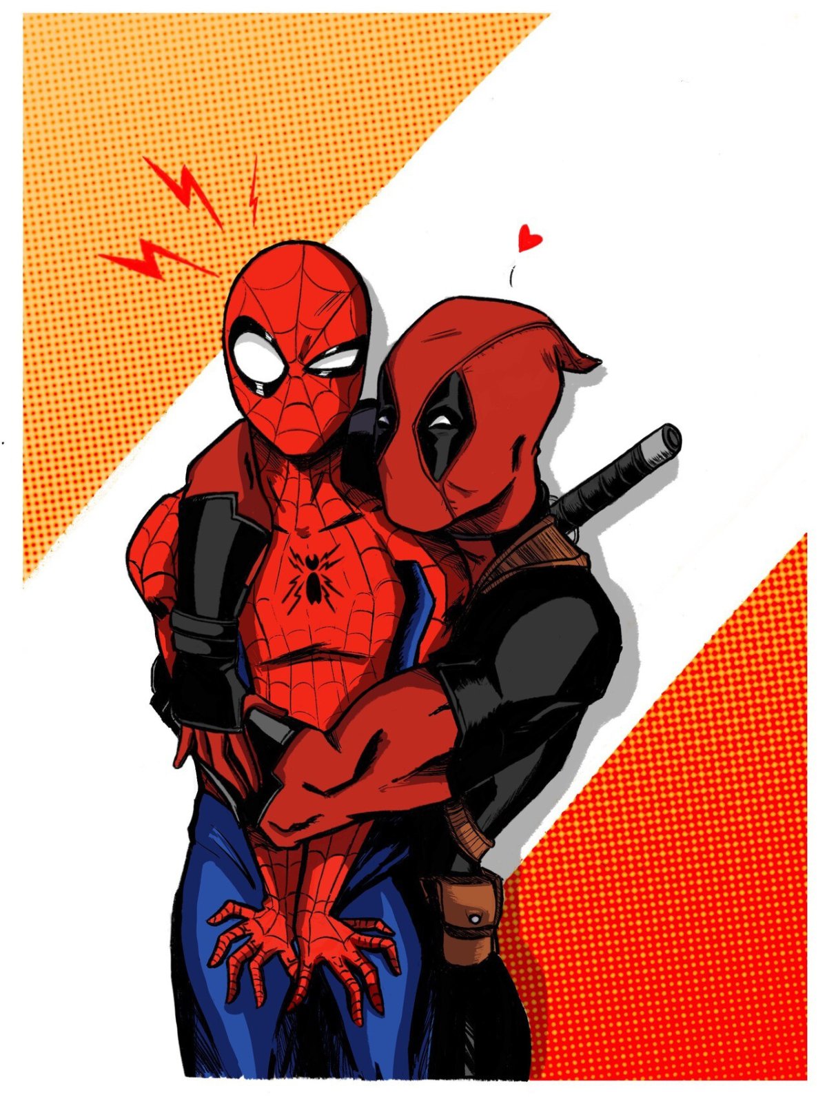Дэдпул и человек паук шипп