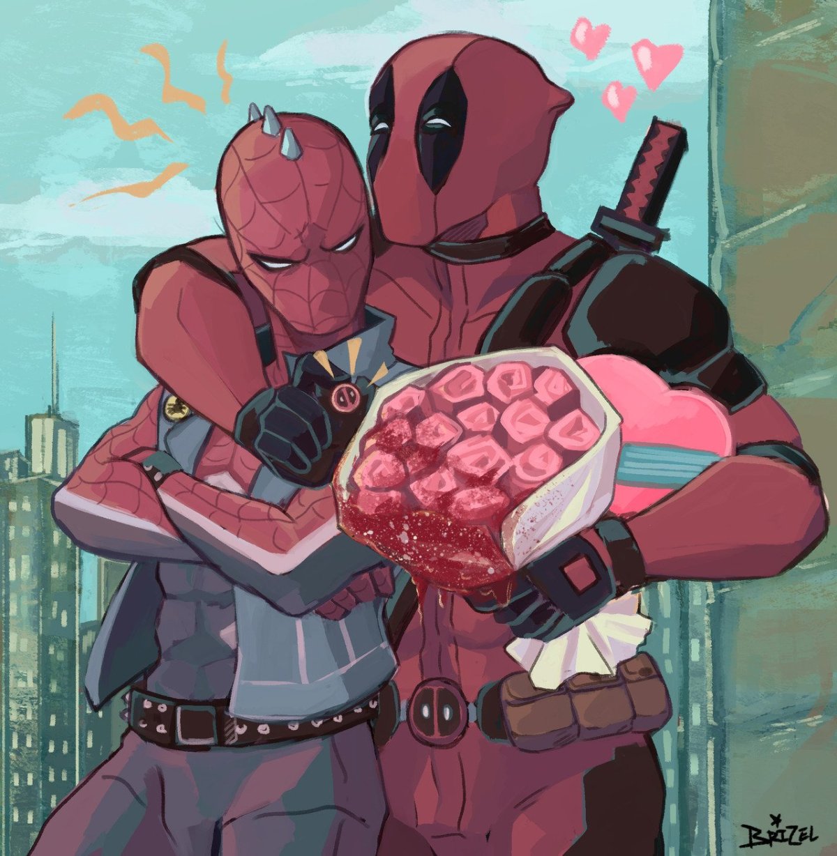 Питер Паркер и Уэйд Уилсон 18