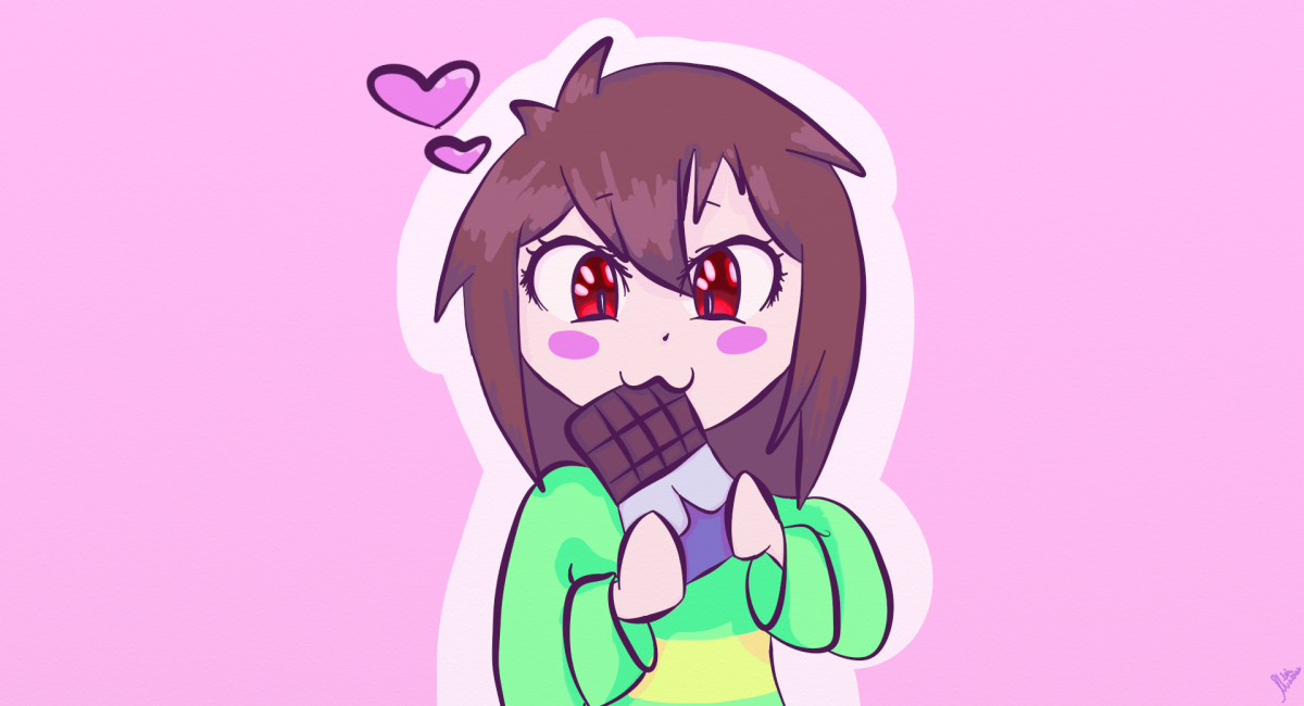 Андертейл Чара и шоколад