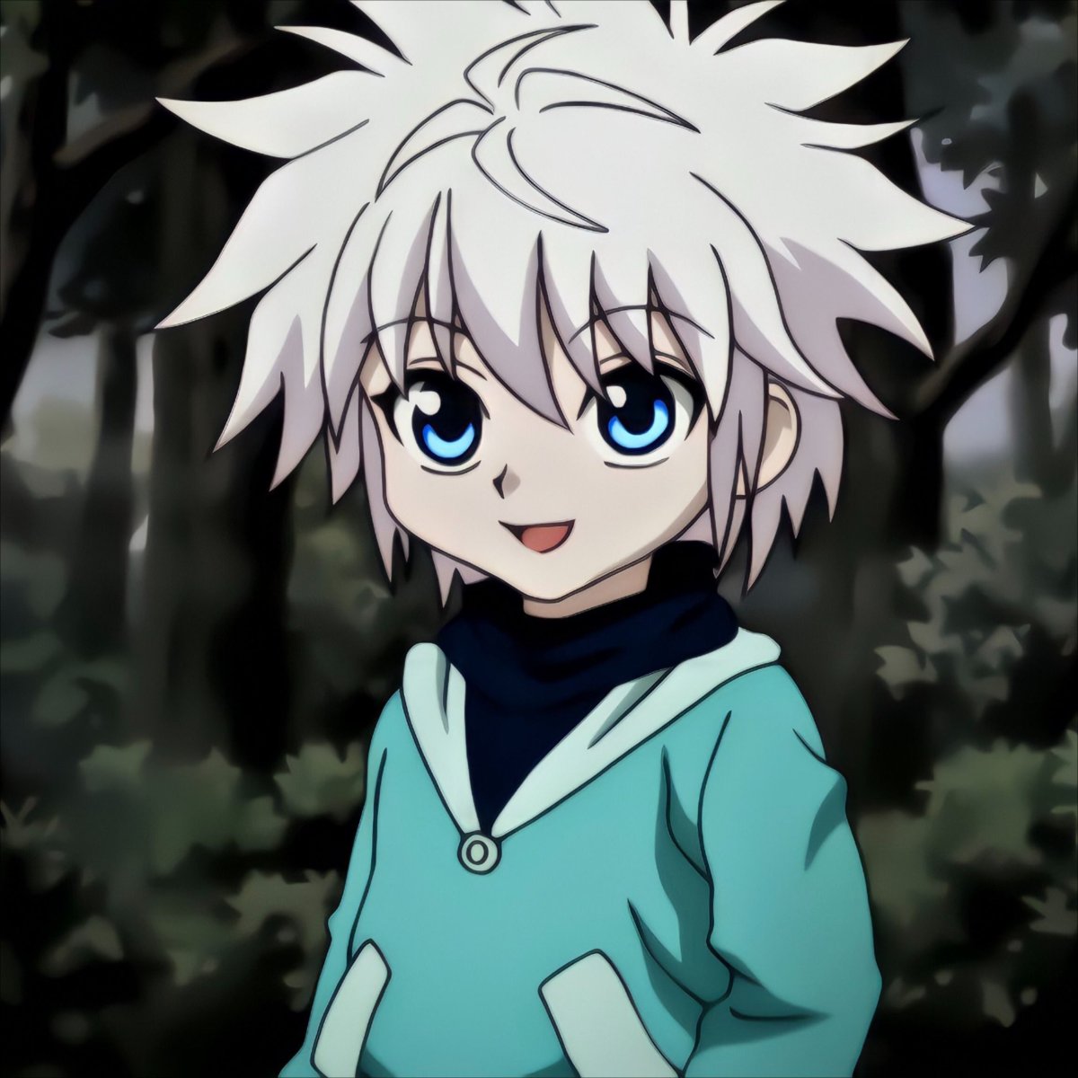 Гифка аниме Киллуа